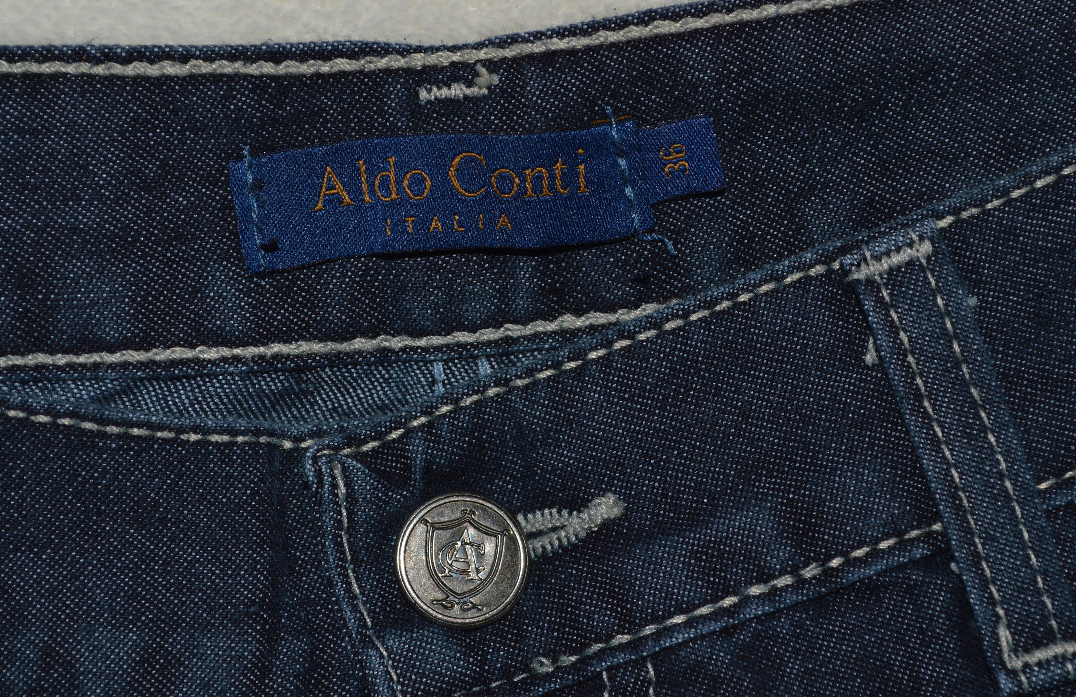 Other Aldo Conti Italia Soft Indigo Denim Jeans Size 36 Size US 36 / EU 52 - 11 Thumbnail