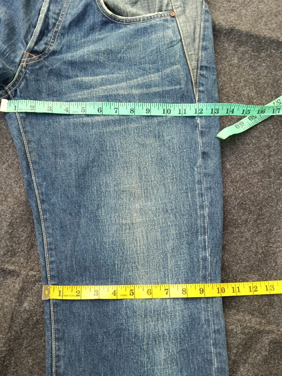 realmad HECTIC Baggy Real MadHectic Button Fly Jeans – Rare Japanese Denim Size US 35 - 7 Thumbnail