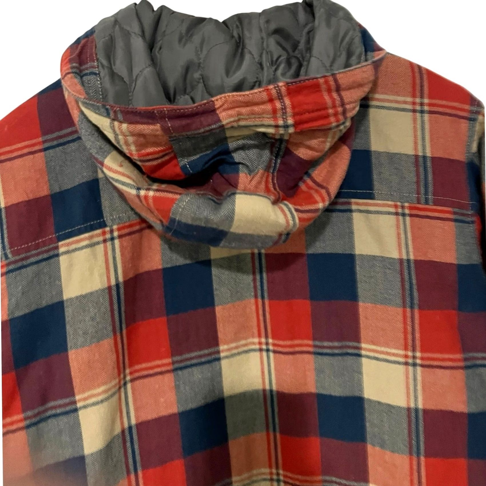Quiksilver Quicksilver Plaid Flannel Hoodie Jacket Cotton Quilted Liner Skate Mens Size S Size US S / EU 44-46 / 1 - 5 Thumbnail