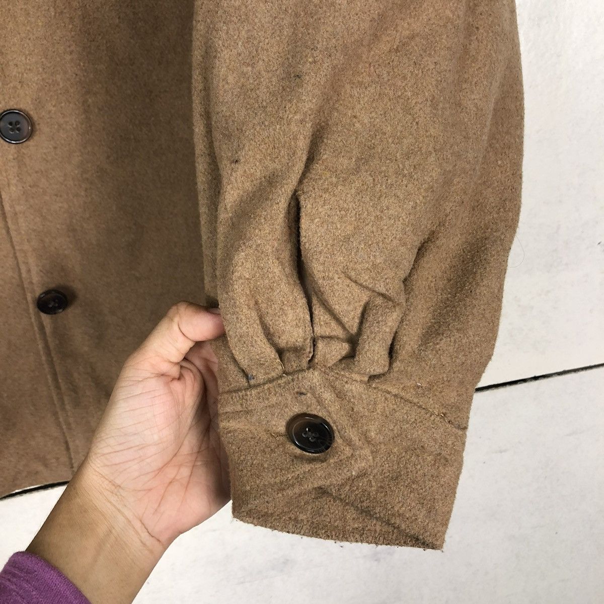 Japanese Brand × Vintage 📌VINTAGE WOOL JACKET VENCE EXCHANGE BIKER SHEARLING Size US M / EU 48-50 / 2 - 14 Thumbnail