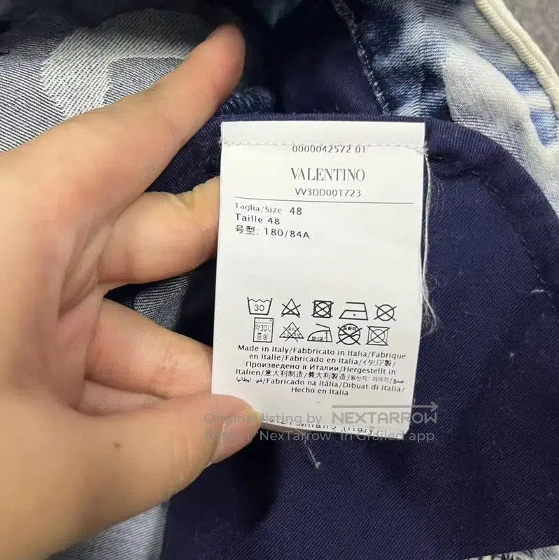 Valentino Valentino Blue Cotton Men's Cargo Shorts . Size US 32 / EU 48 - 3 Thumbnail