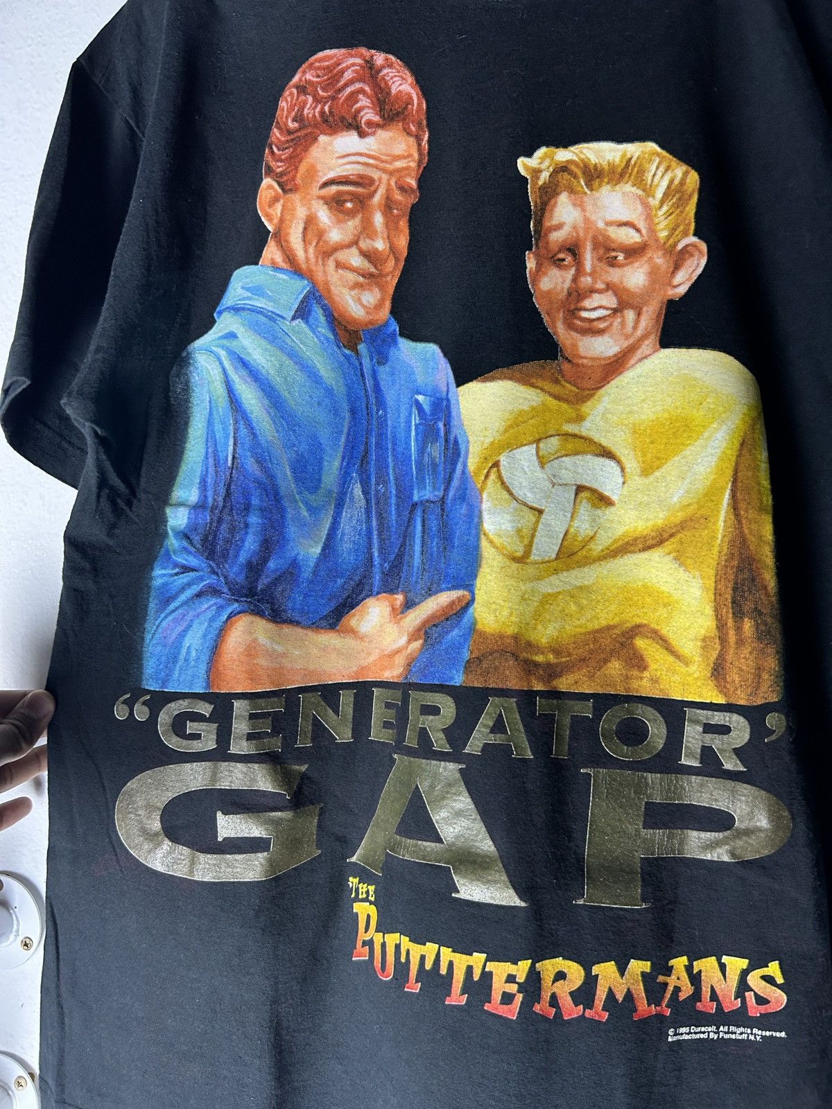 Vintage Vintage 1995 'Generation Gap' Duracell Battery Promo Tee Size US L / EU 52-54 / 3 - 5 Thumbnail
