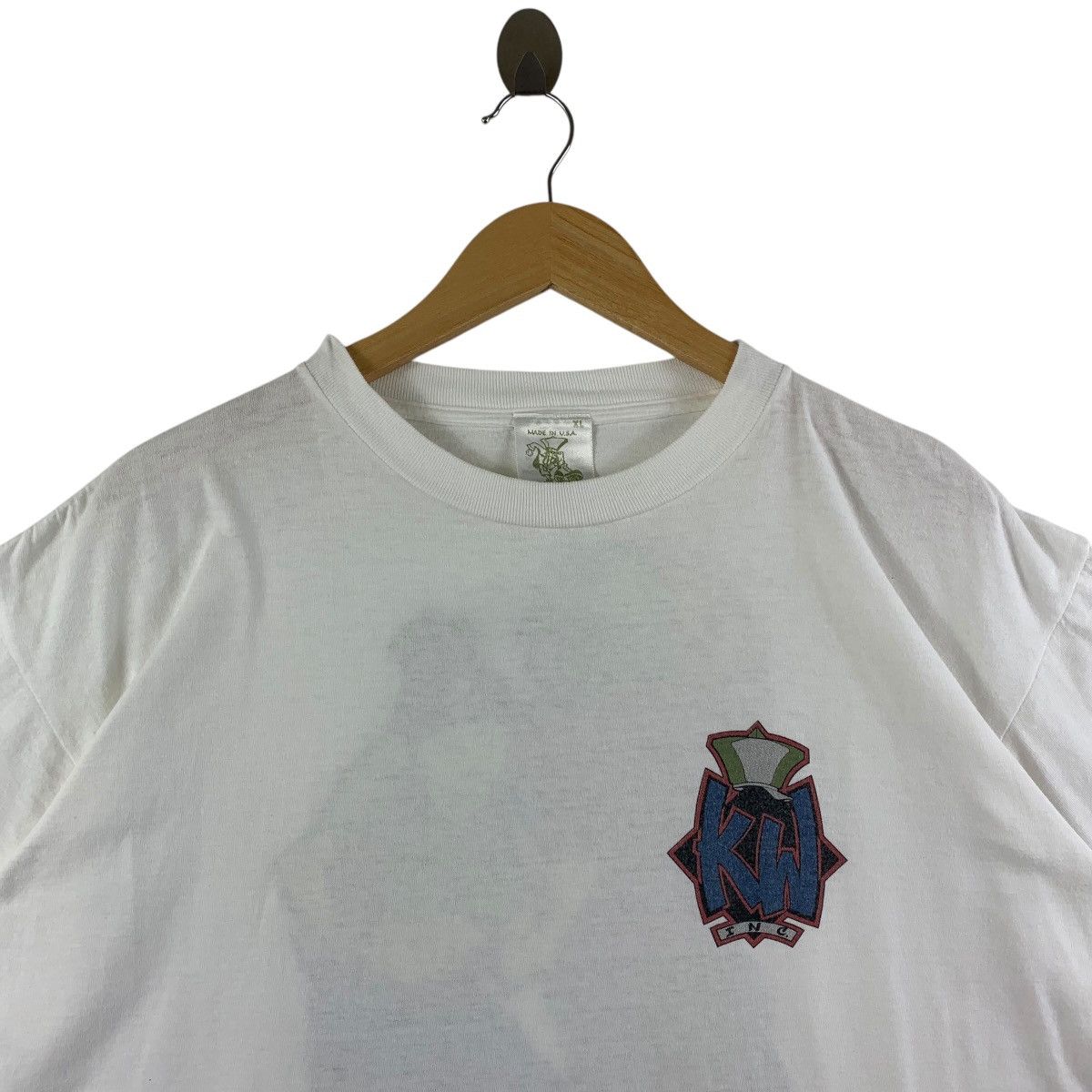 Vintage Vintage 90s KIK WEAR Big rap tees printed tee Size US XL / EU 56 / 4 - 3 Thumbnail