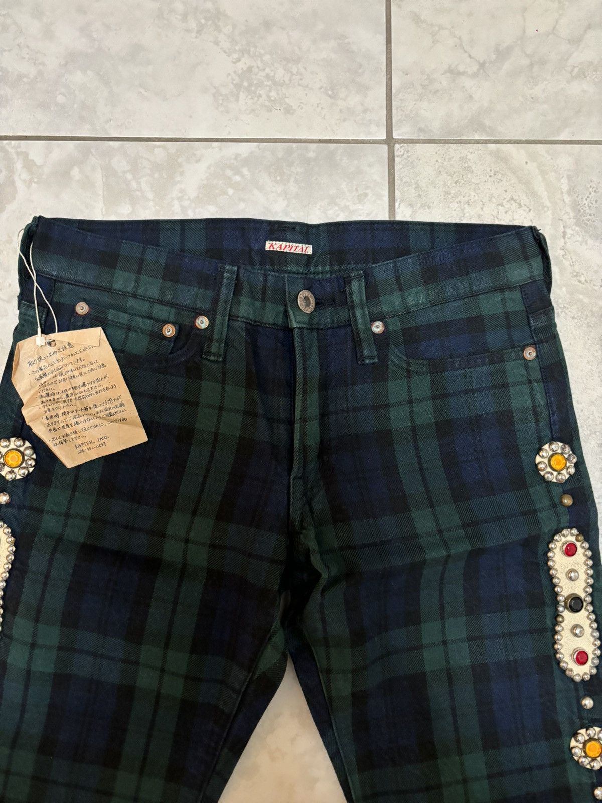 Kapital Rare FW14 1st release Kapital Kountry gemstone studded pants Size US 28 / EU 44 - 4 Thumbnail