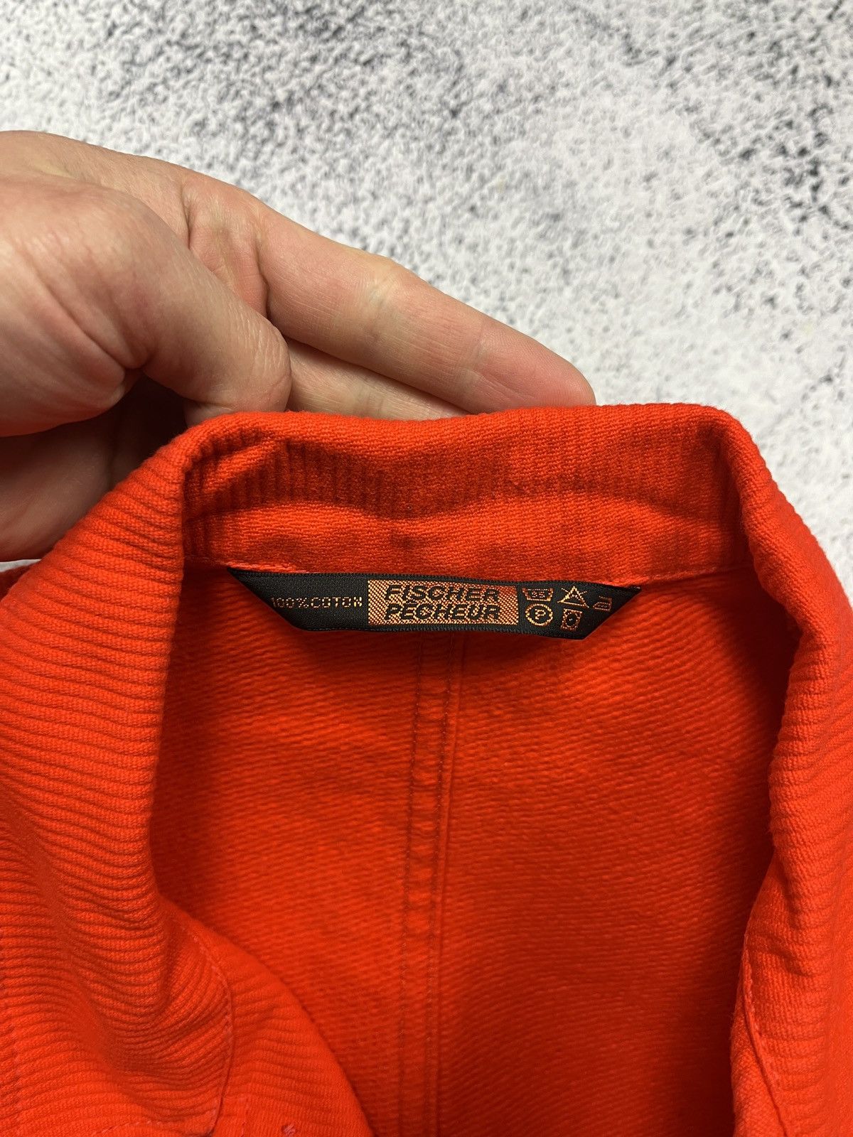 Le Laboureur Vintage 90’s Streule’s German Workwear Chore Jacket Orange Size US L / EU 52-54 / 3 - 8 Thumbnail