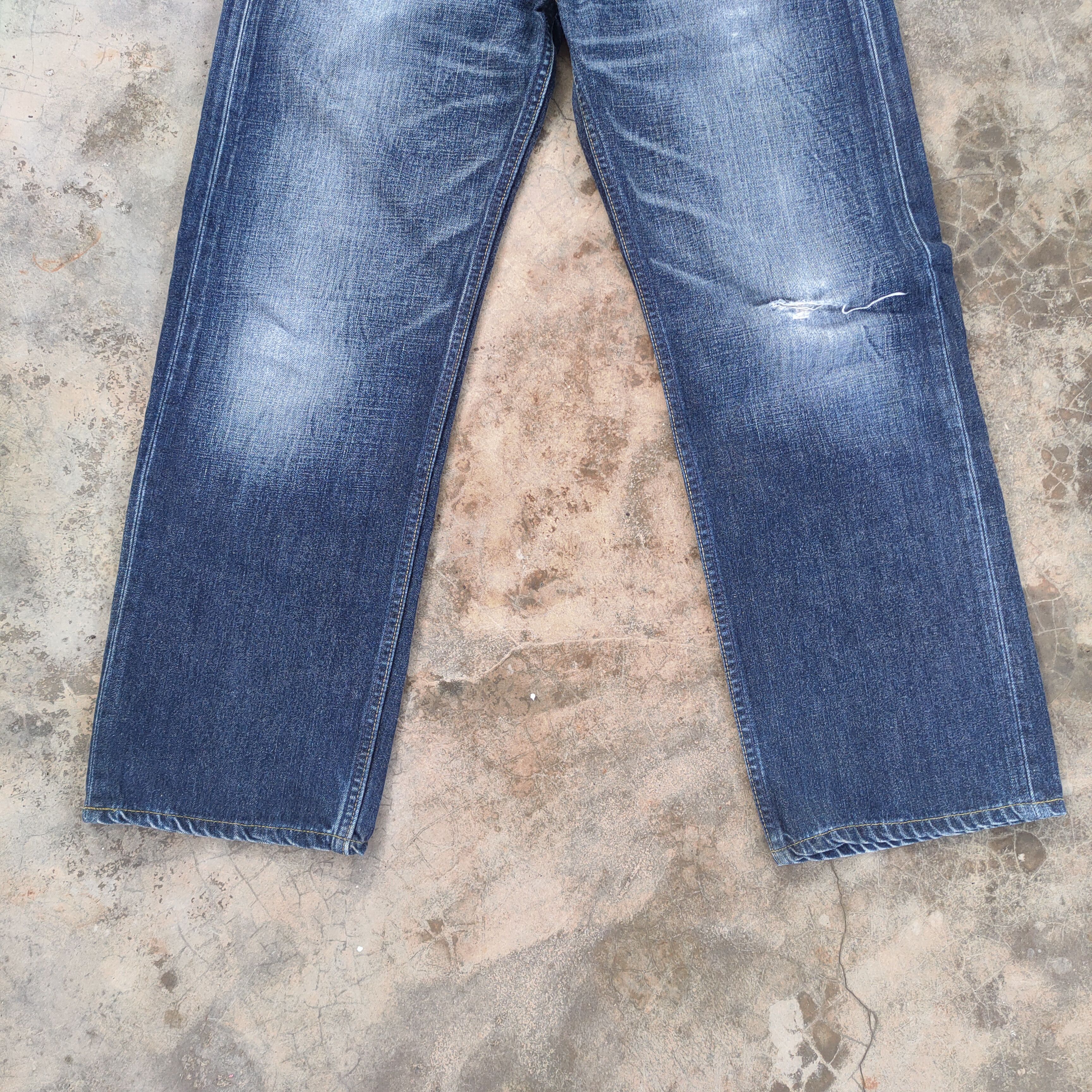 Jean × Levi's VINTAGE LEVI'S 503 FADED DISTRESSED DENIM JEAN PANTS Size US 32 / EU 48 - 4 Thumbnail