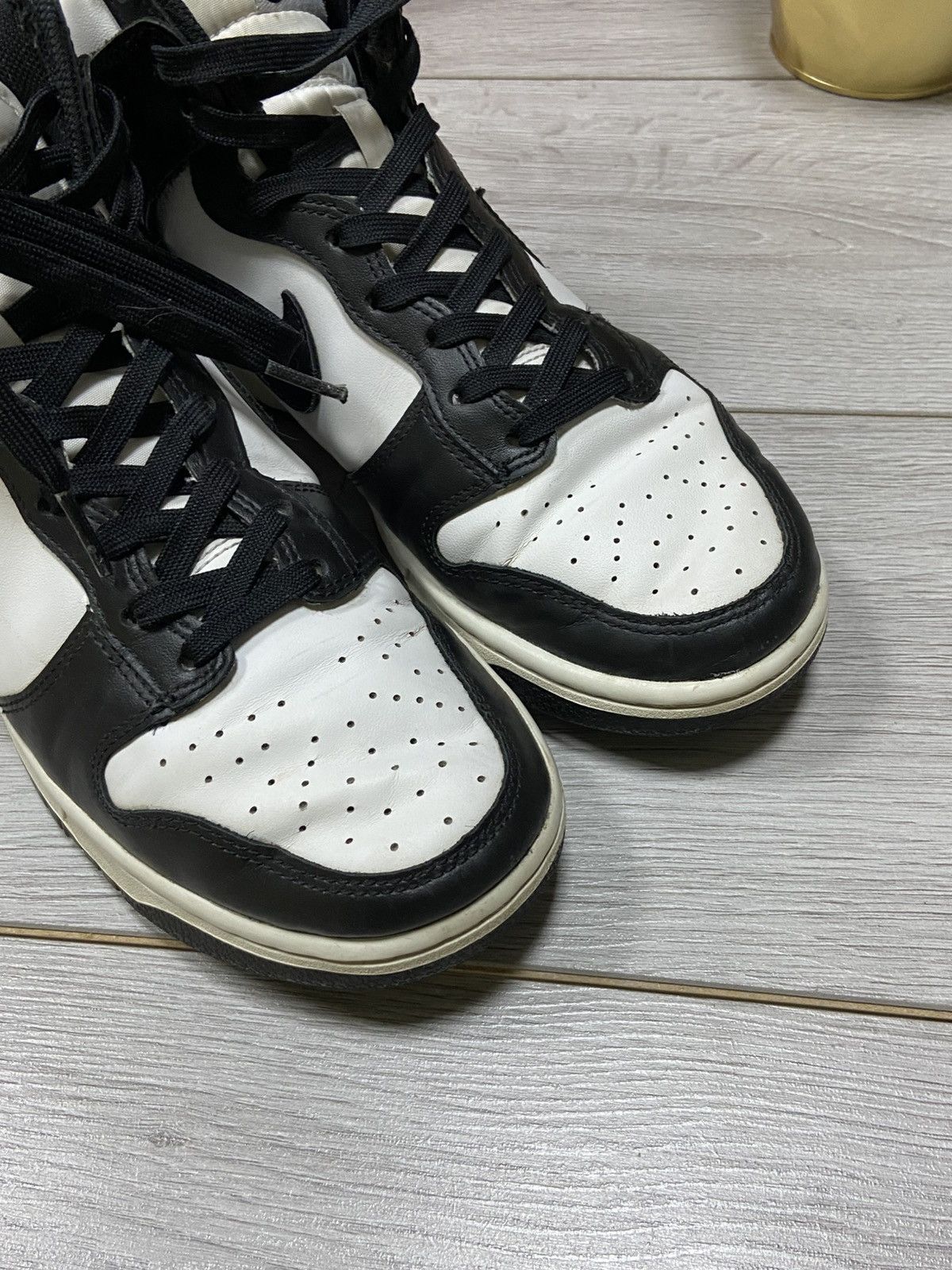 Nike Nike dunk retro black white high with box Size US 8.5 / EU 41-42 - 3 Thumbnail