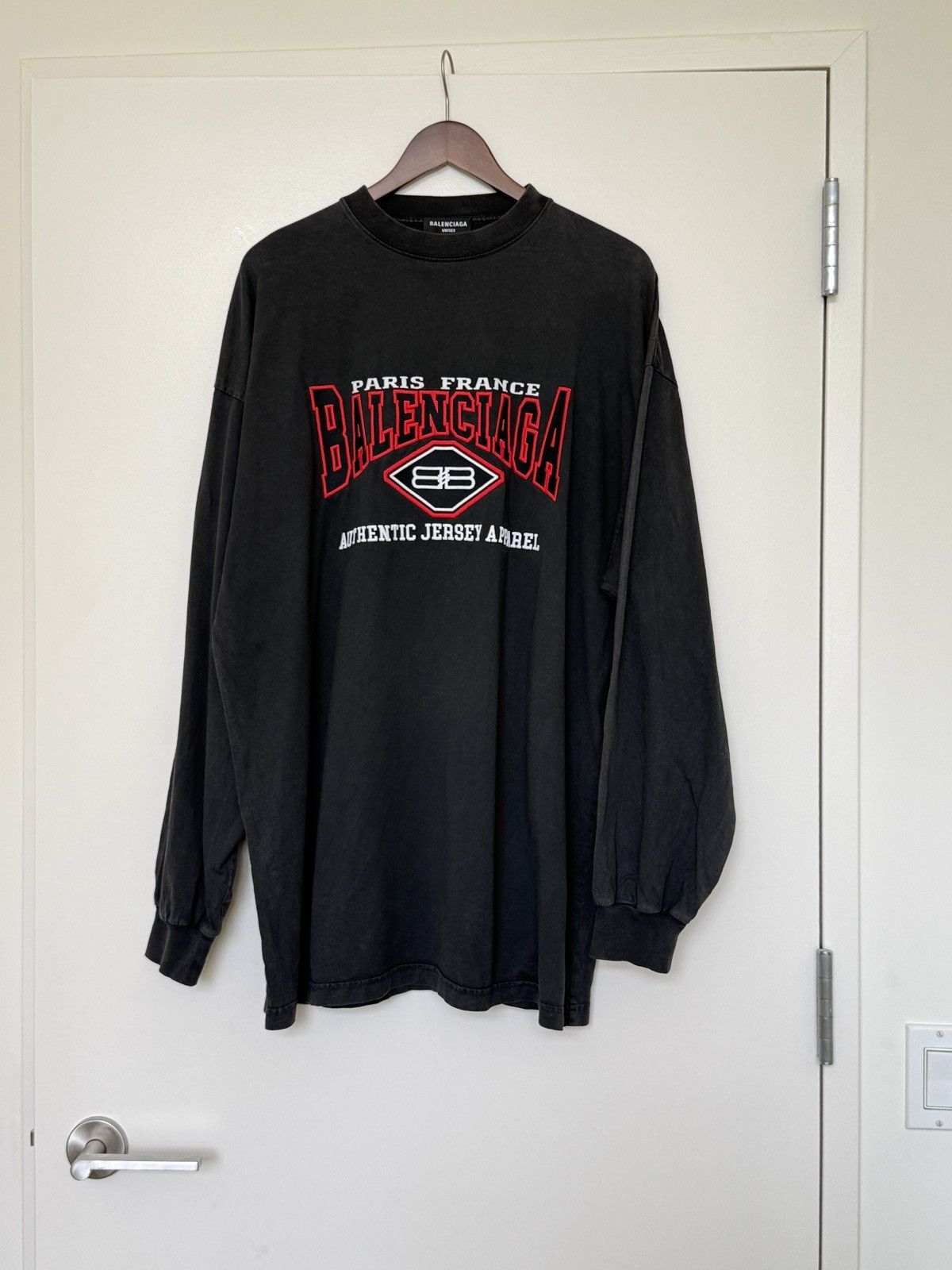 Balenciaga Athletics Department Longsleeve Size