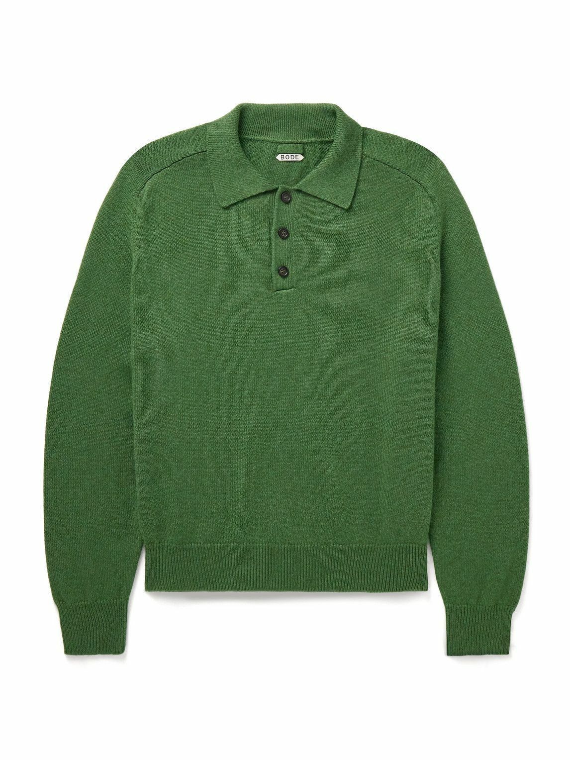 Bode 920USD Cashmere Polo Shirt Sweater Size US L / EU 52-54 / 3 - 4 Thumbnail