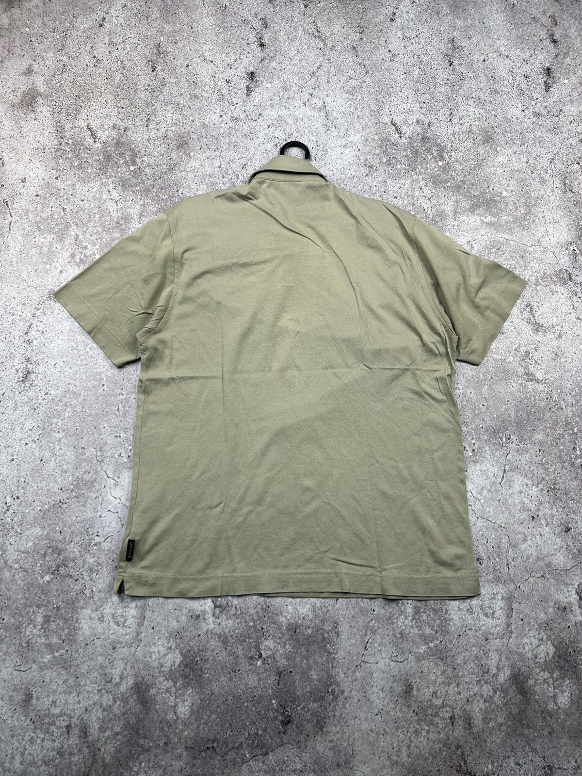 Moncler MONCLER Vintage Luxury Polo Old Money Basic Beige 90s Size US XL / EU 56 / 4 - 4 Thumbnail
