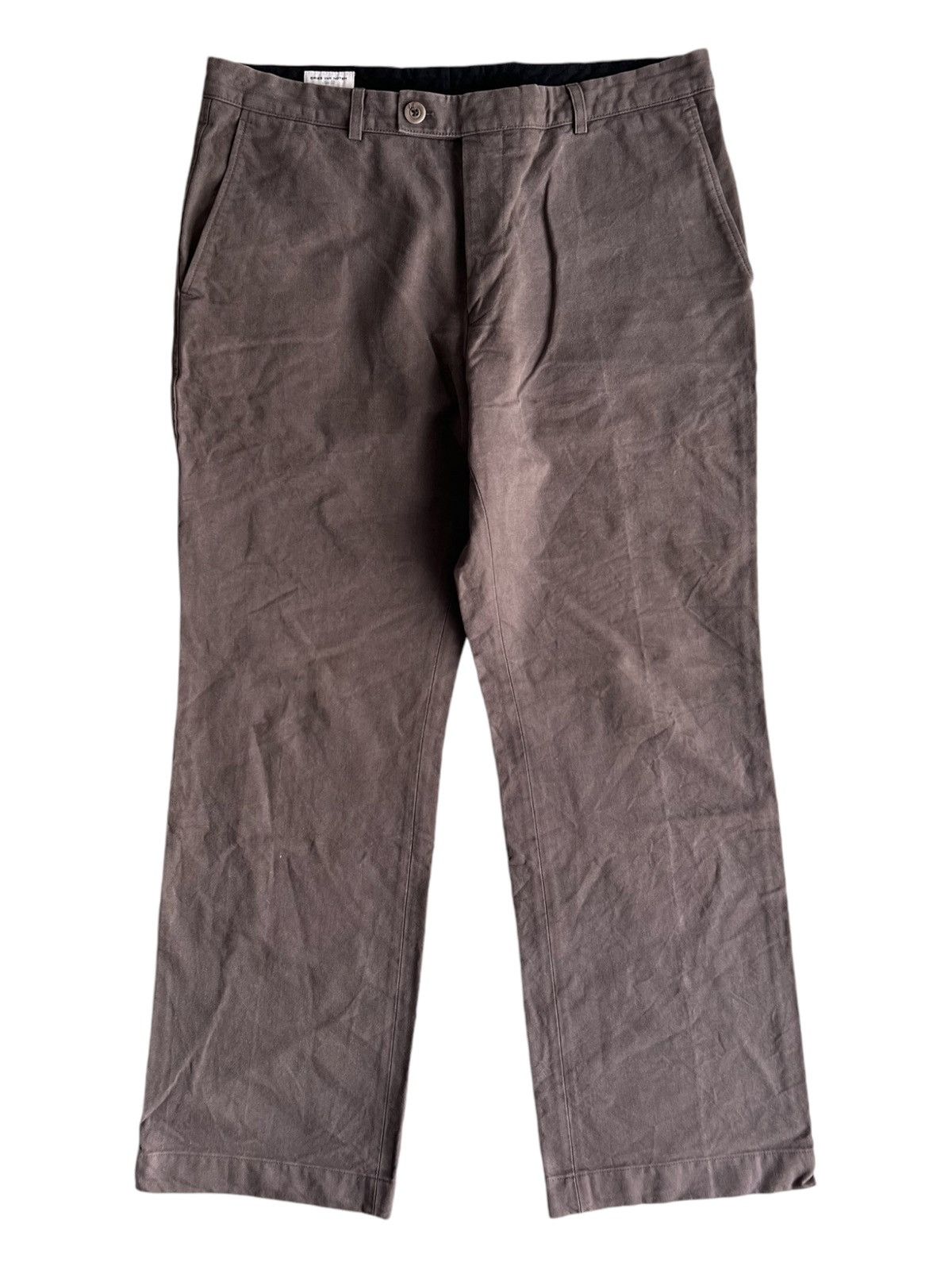 Dries Van Noten Dries van Noten Belgium Baggy Oversized Khaki Pants Size US 34 / EU 50 - 2 Thumbnail