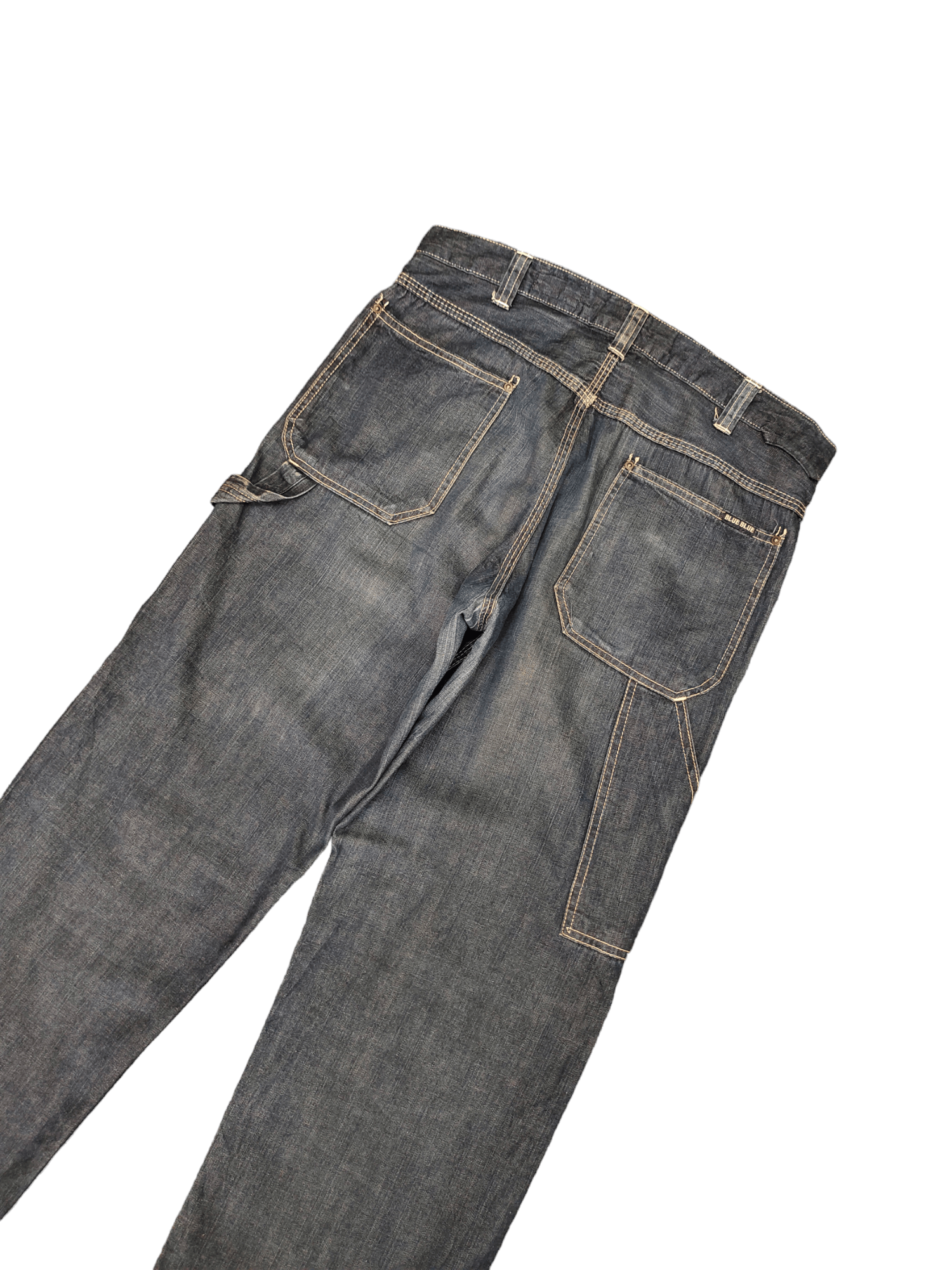Blue Blue Japan Baggy Jeans Blue Blue Indigo Carpenter Denim Pants Size US 34 / EU 50 - 6 Thumbnail