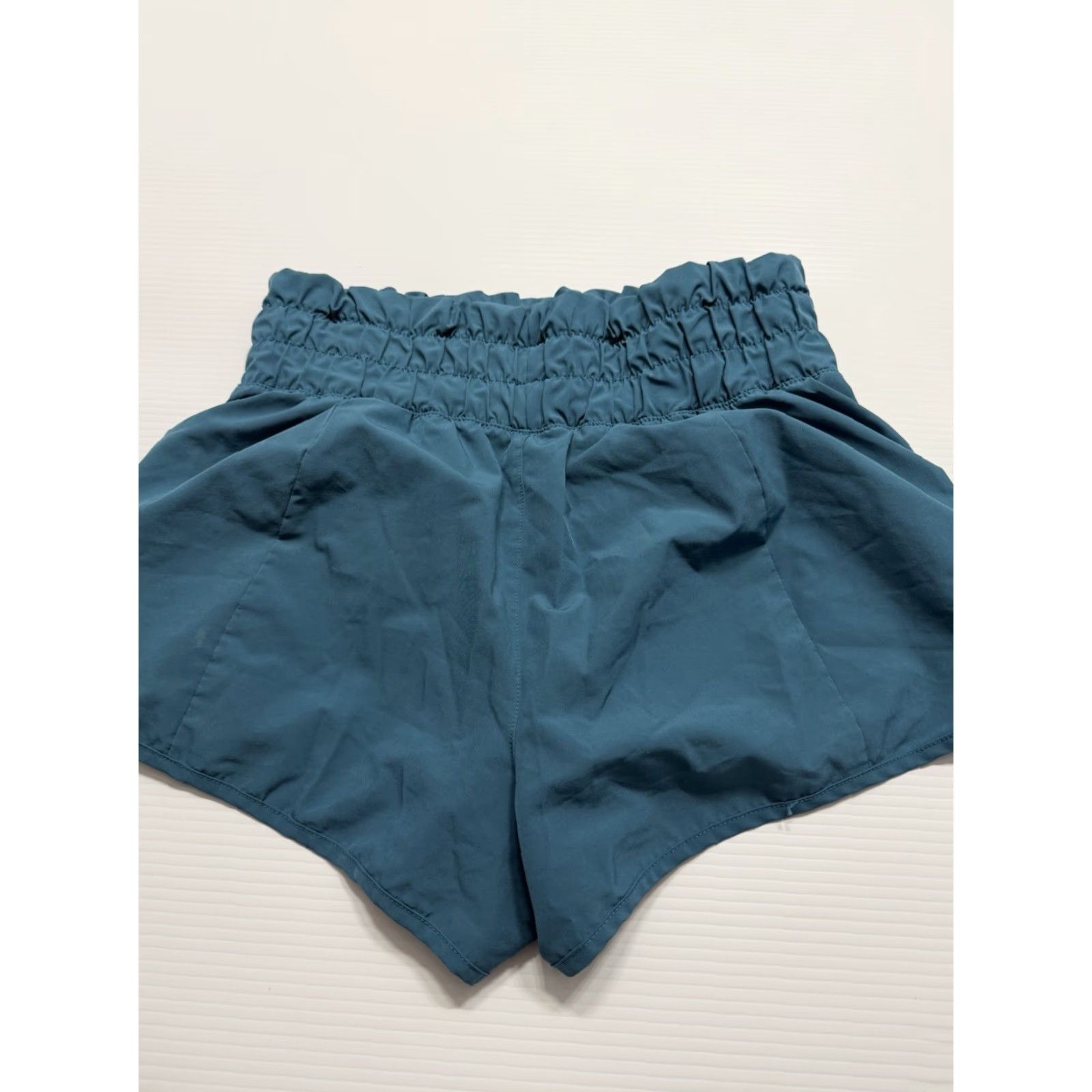 Vintage Apana Women Athletic Shorts M Blue Lined Drawstring Solid 3in Inseam Womens Size 32" / US 10 / IT 46 - 5 Thumbnail
