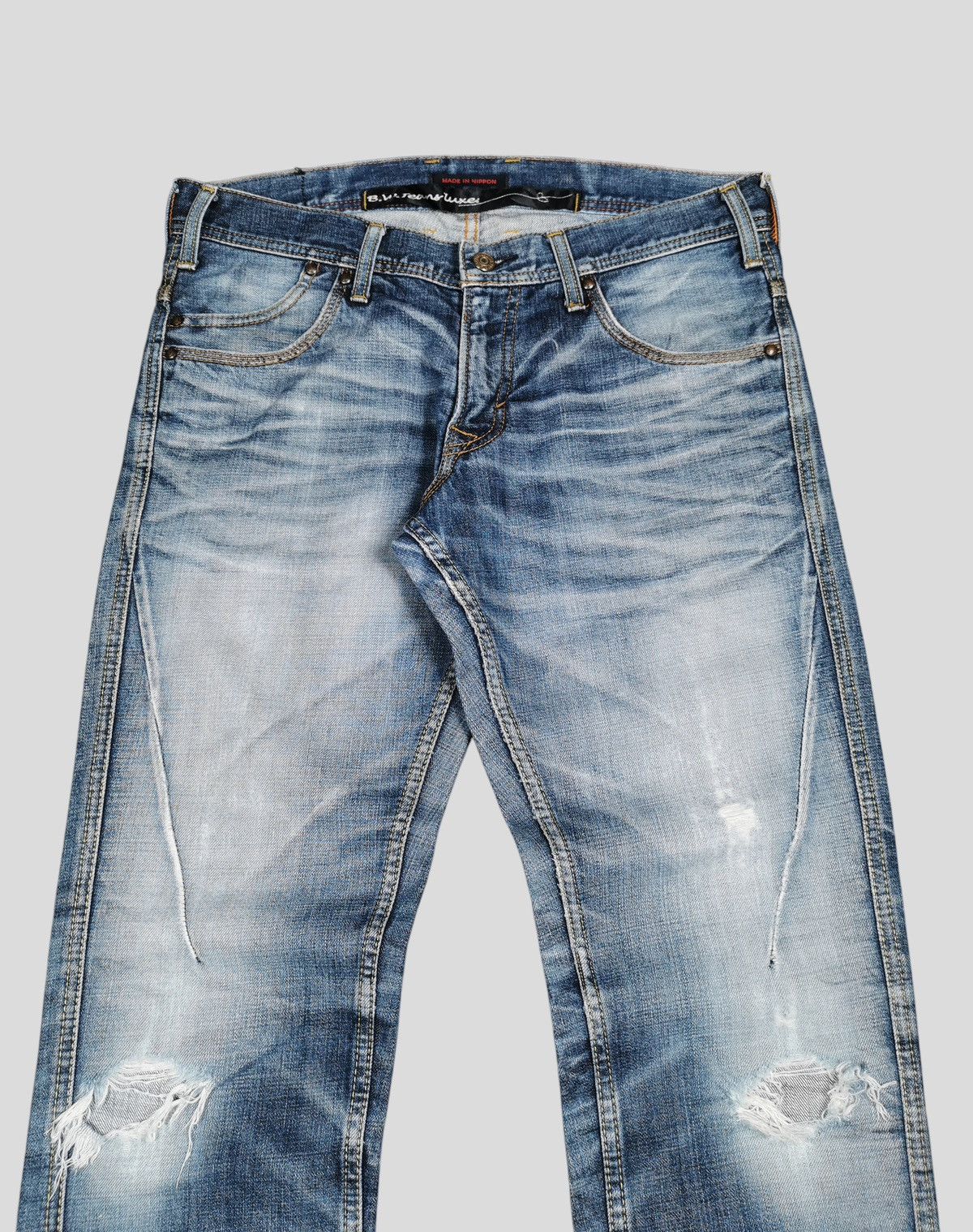 Kapital Blueway distressed flared jeans Size US 34 / EU 50 - 2 Thumbnail