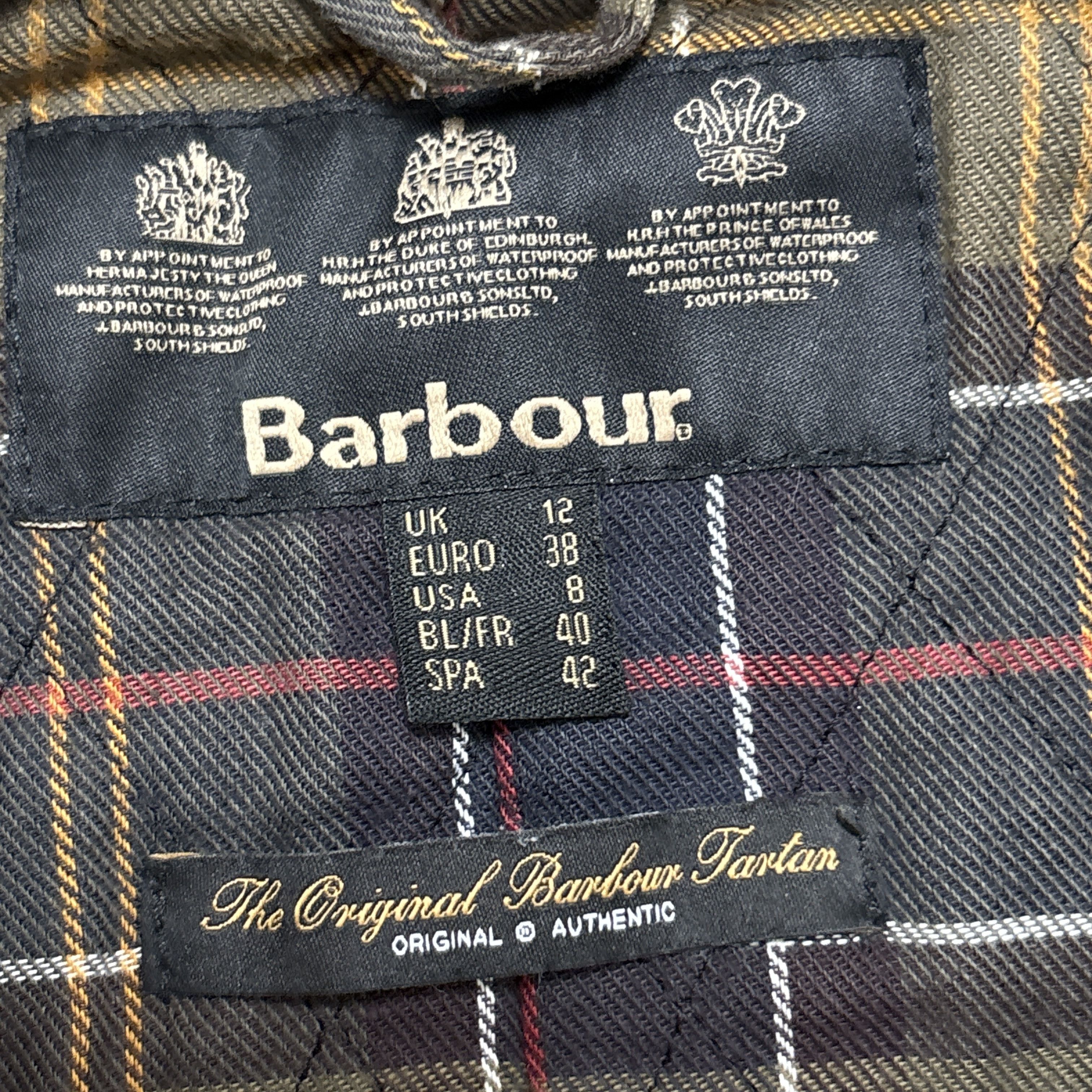 Barbour Barbour Wax Jacket Kelsall Womens Coat Faux Fur Tartan Lined Size M / US 6-8 / IT 42-44 - 7 Thumbnail
