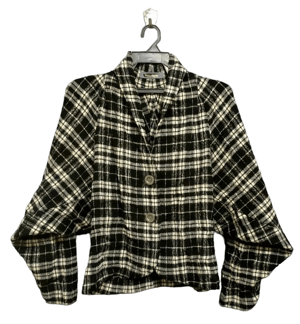 Issey Miyake Issey Miyake Wool Checkered Pattern Size S / US 4 / IT 40 - 3 Thumbnail