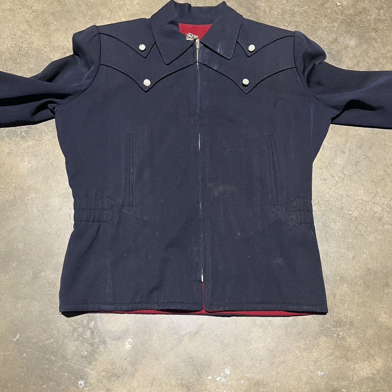 Vintage Vintage 30s Canadian Navy Wool Western Jacket Size M / US 6-8 / IT 42-44 - 5 Thumbnail