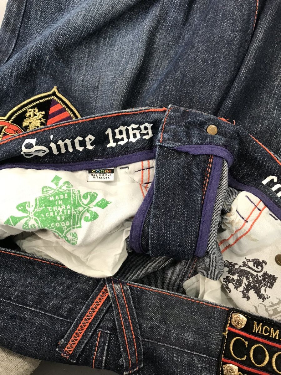 Coogi × Vintage Vintage Coogi SpellOut embroidered denim Size US 37 - 8 Thumbnail