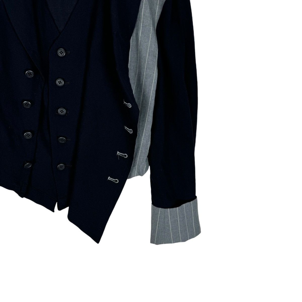 Yohji Yamamoto 🌟YOHJI YAMAMOTO SIGNATURE CROPPED JACKET Size US S / EU 44-46 / 1 - 14 Thumbnail