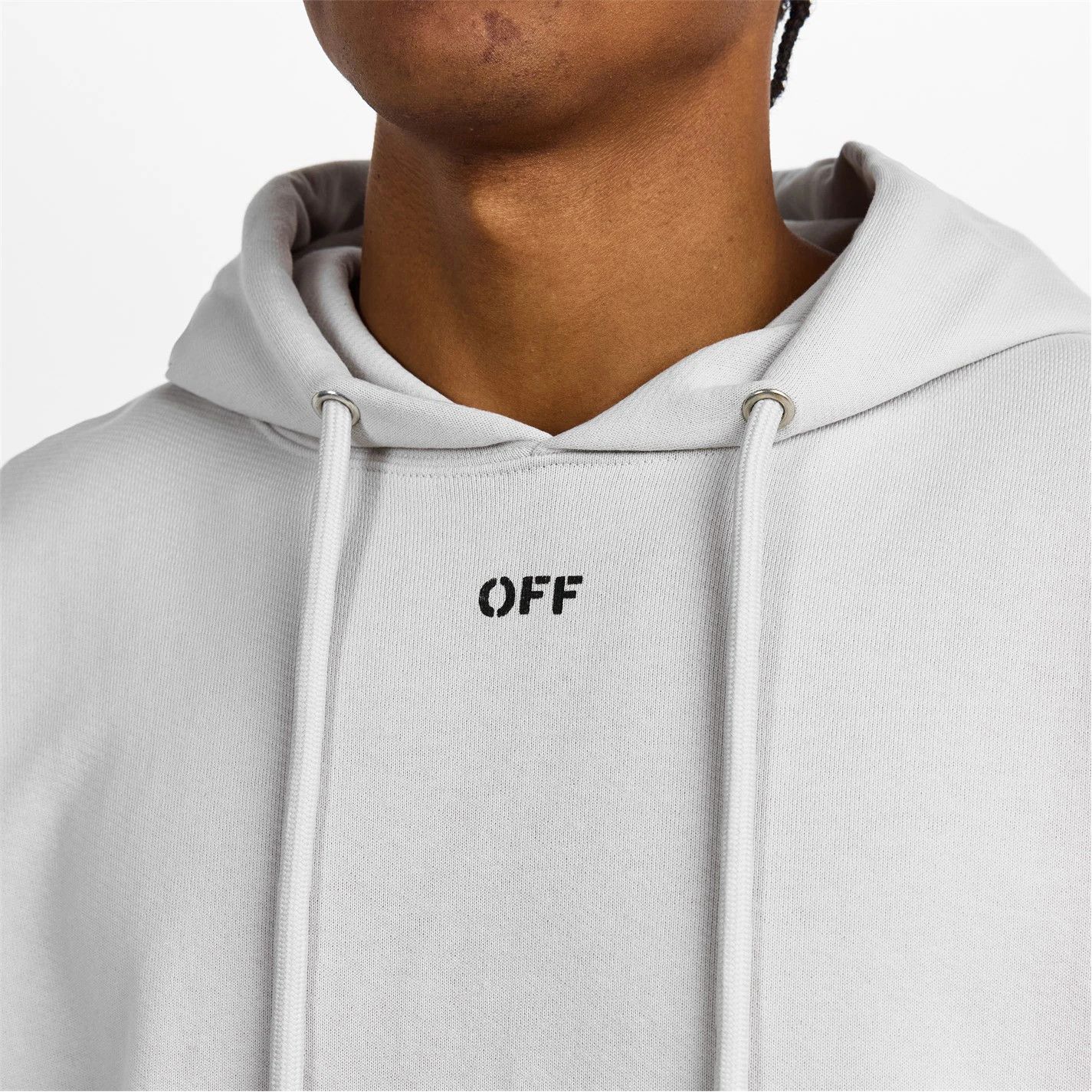 Off-White o1g2r1mq0226 Skate Pull Over Hoodie In White Size US XL / EU 56 / 4 - 6 Thumbnail