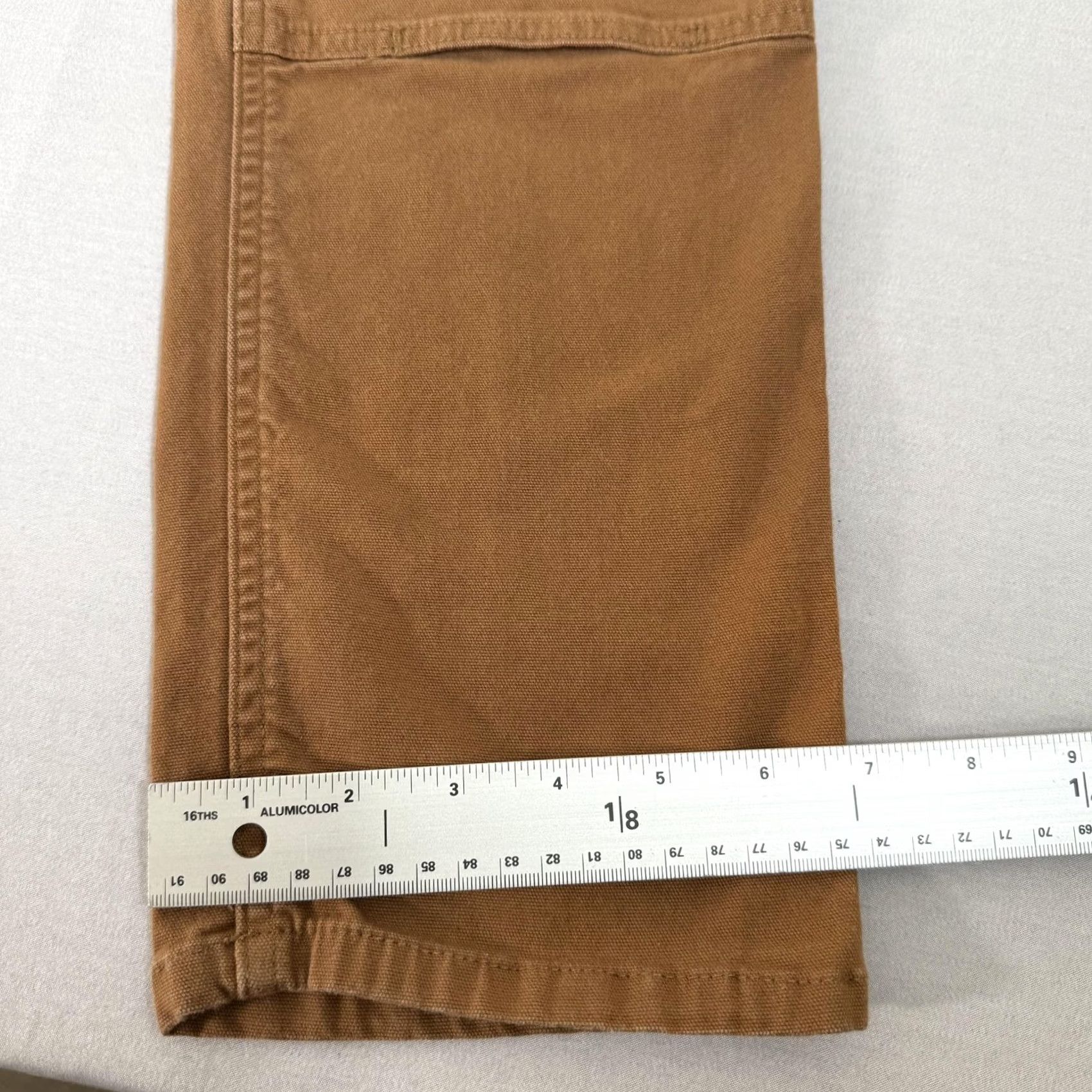 Carhartt Carhartt Pants Women 12 Tall Brown Double Knee Rugged Flex Carpenter Relaxed Fit Size 34" / US 12 / IT 48 - 6 Thumbnail