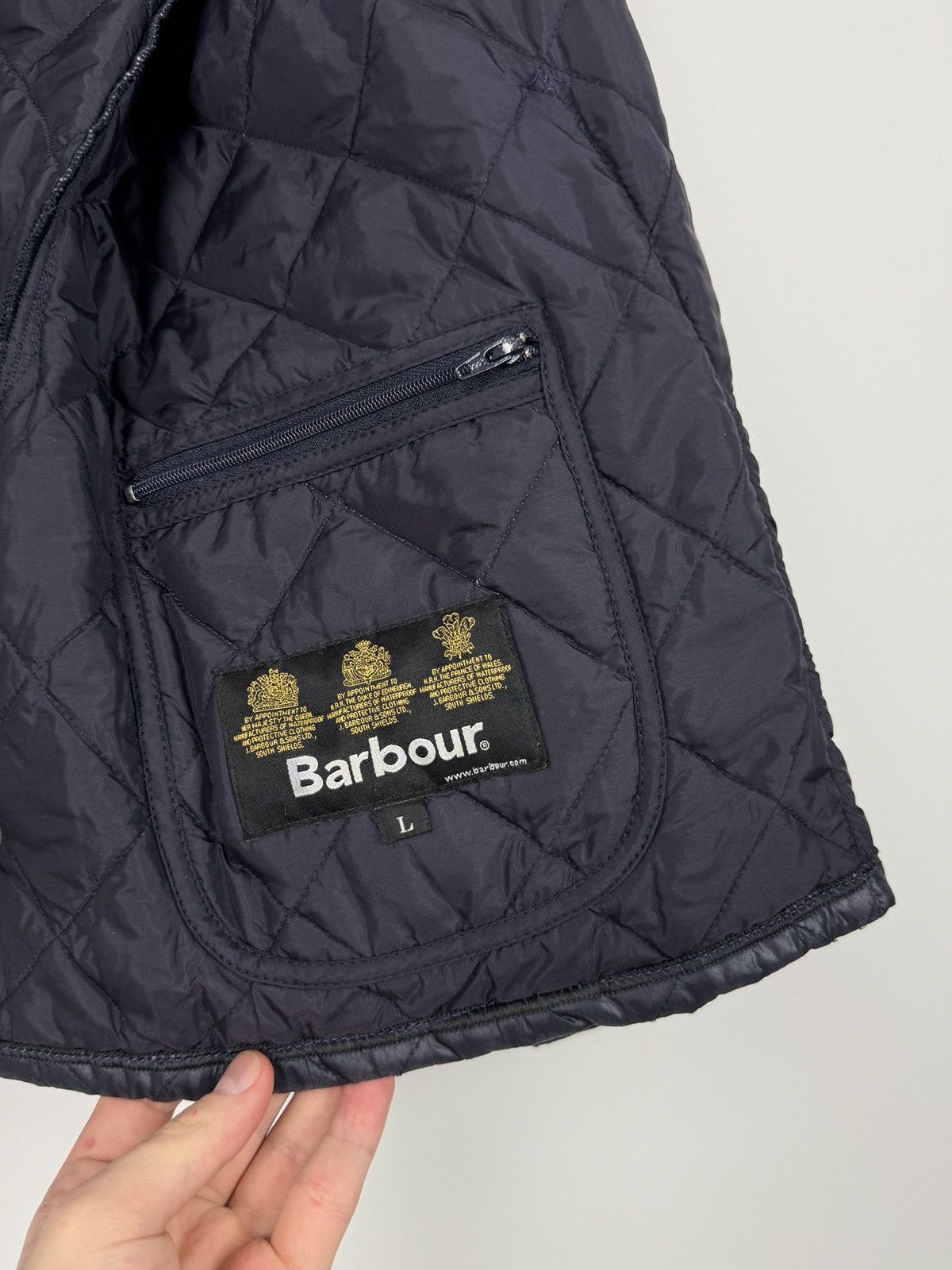Barbour Barbour Egremont Purple Gradient Quilted Padded Jacket L Size US L / EU 52-54 / 3 - 7 Thumbnail