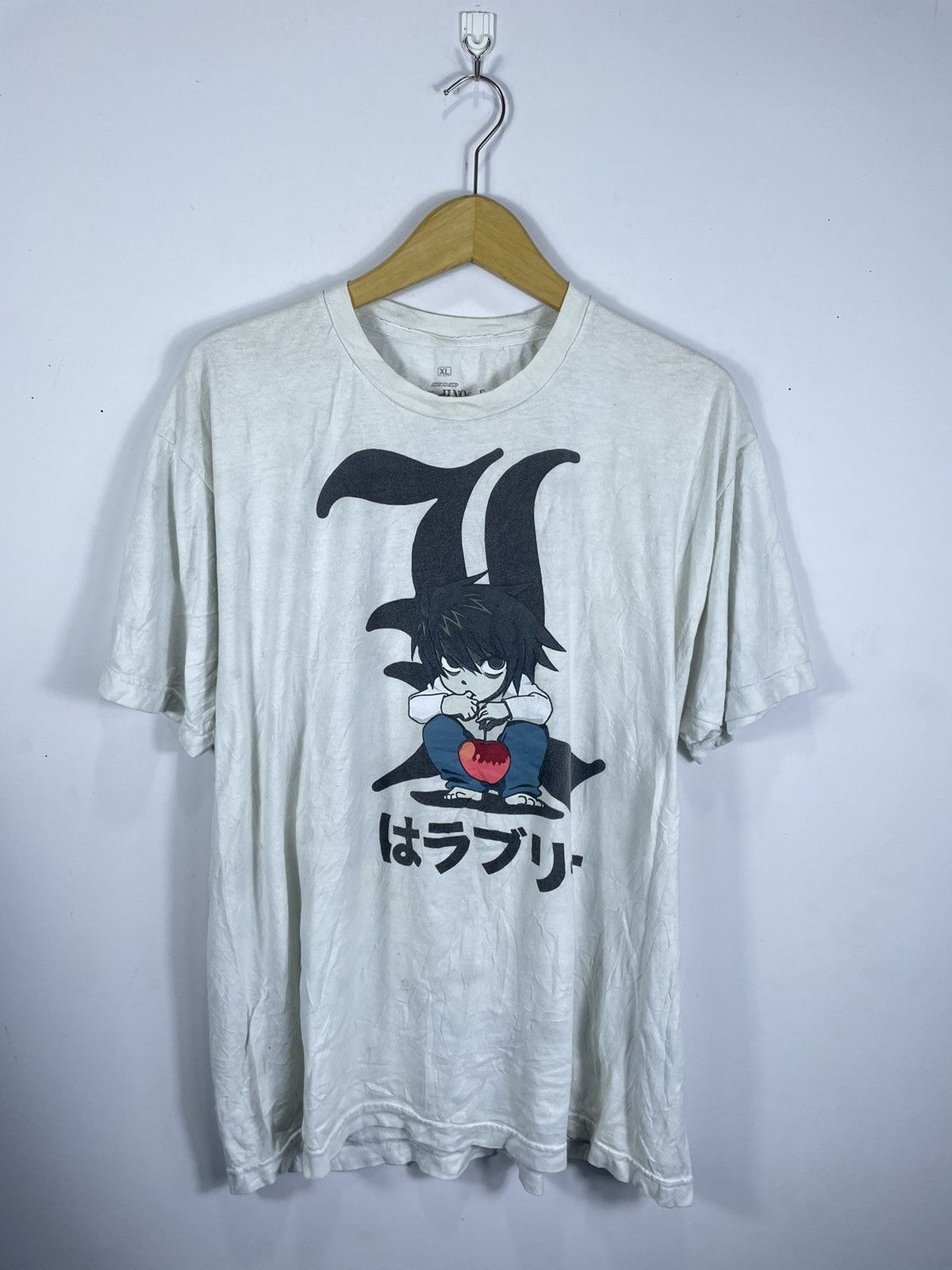 Anime × Japanese Brand × Vintage Vintage Death Note Lawlite Anime Manga Shirt Size US XL / EU 56 / 4 - 1 Thumbnail