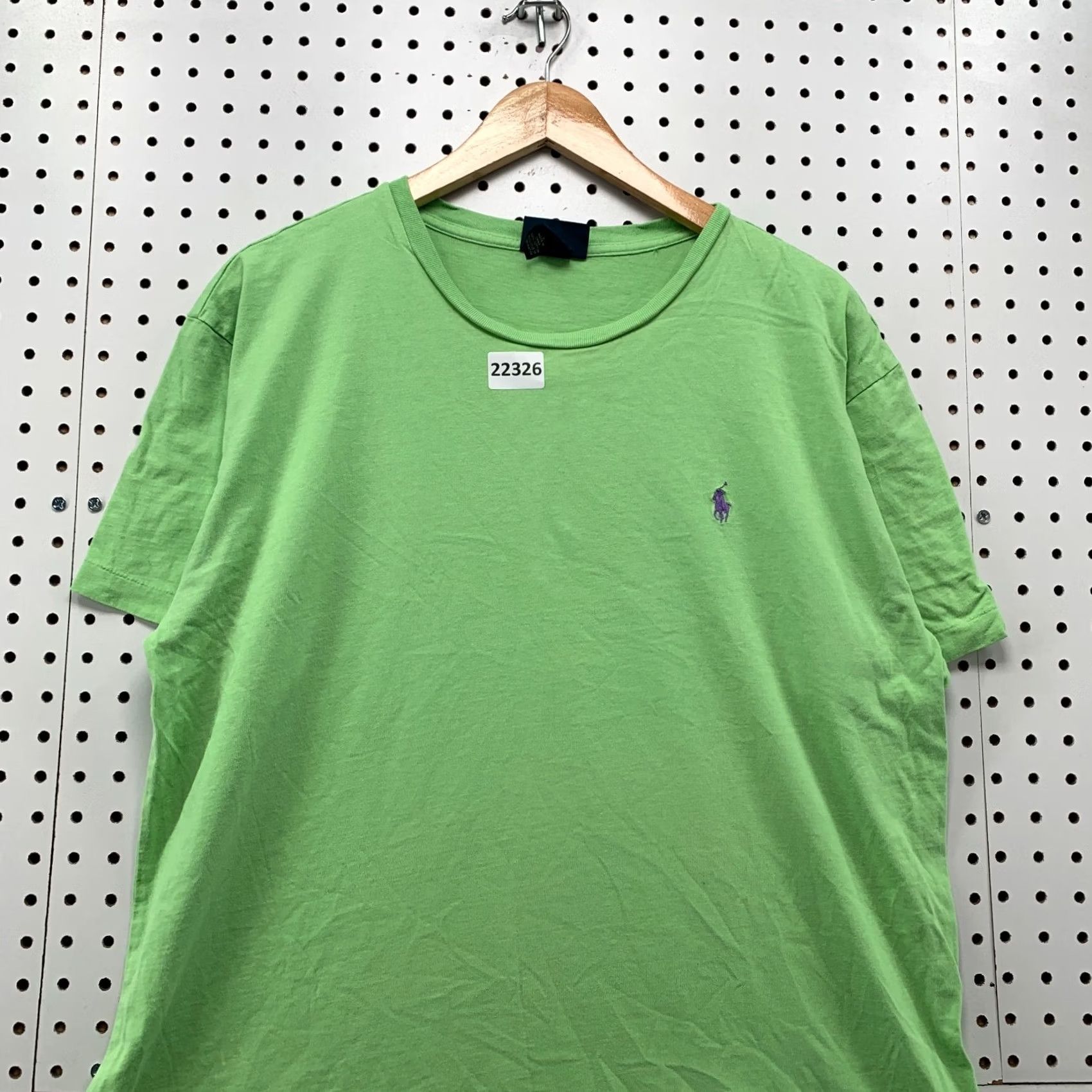 Polo Ralph Lauren Polo Ralph Lauren Shirt Men Large Green Purple Pony Single Stitch 22.5x27.5 Size US L / EU 52-54 / 3 - 2 Thumbnail