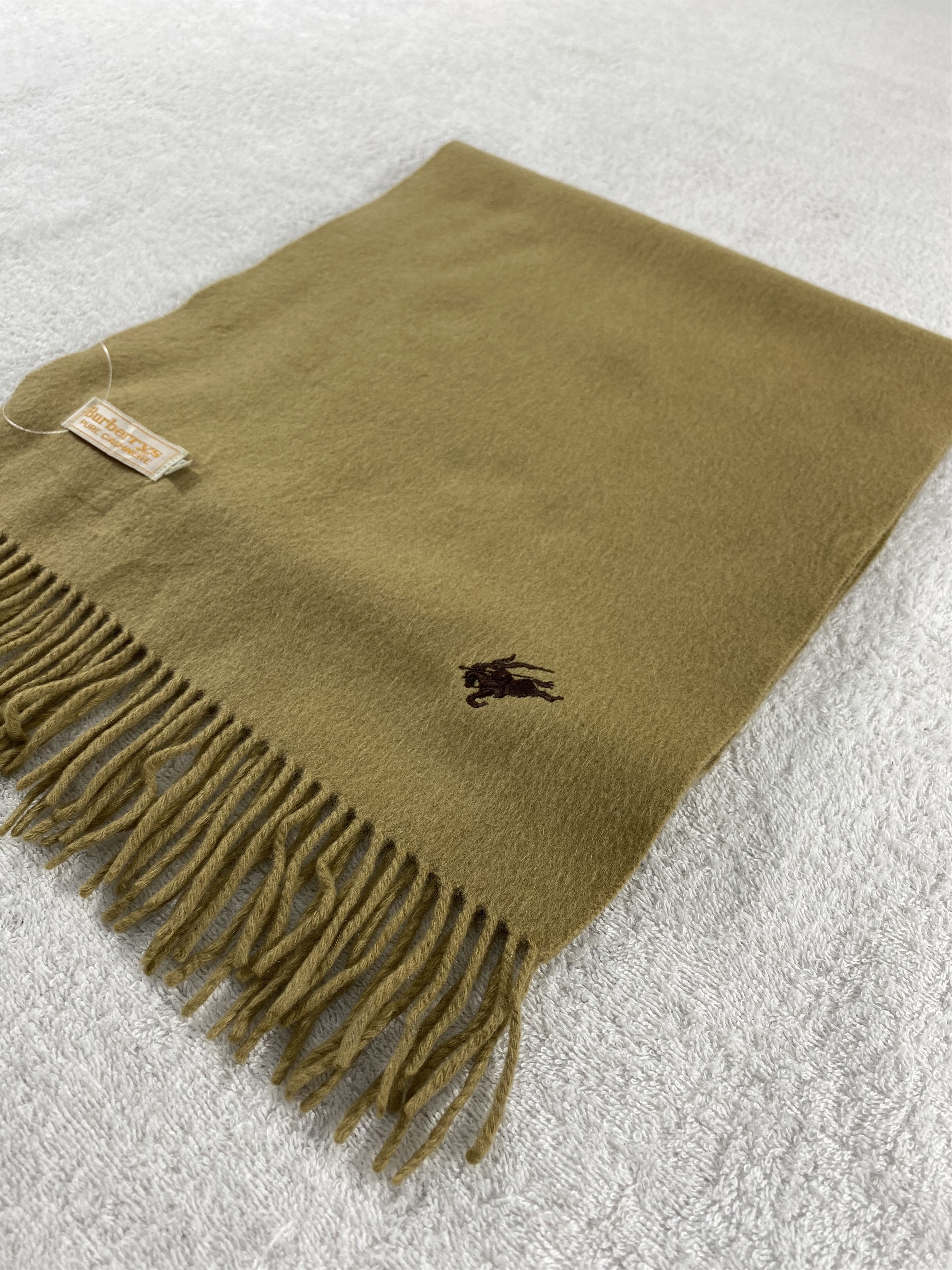 Burberry × Vintage Burberry Scarf / Muffler / Neckwear - WW1658 Size ONE SIZE - 7 Thumbnail