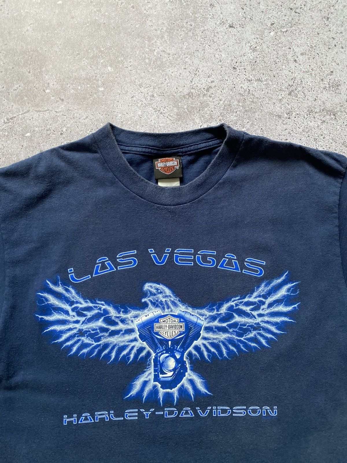Harley Davidson Vintage Harley Davidson Las Vegas electric eagle tee 2003 Size US XL / EU 56 / 4 - 2 Thumbnail