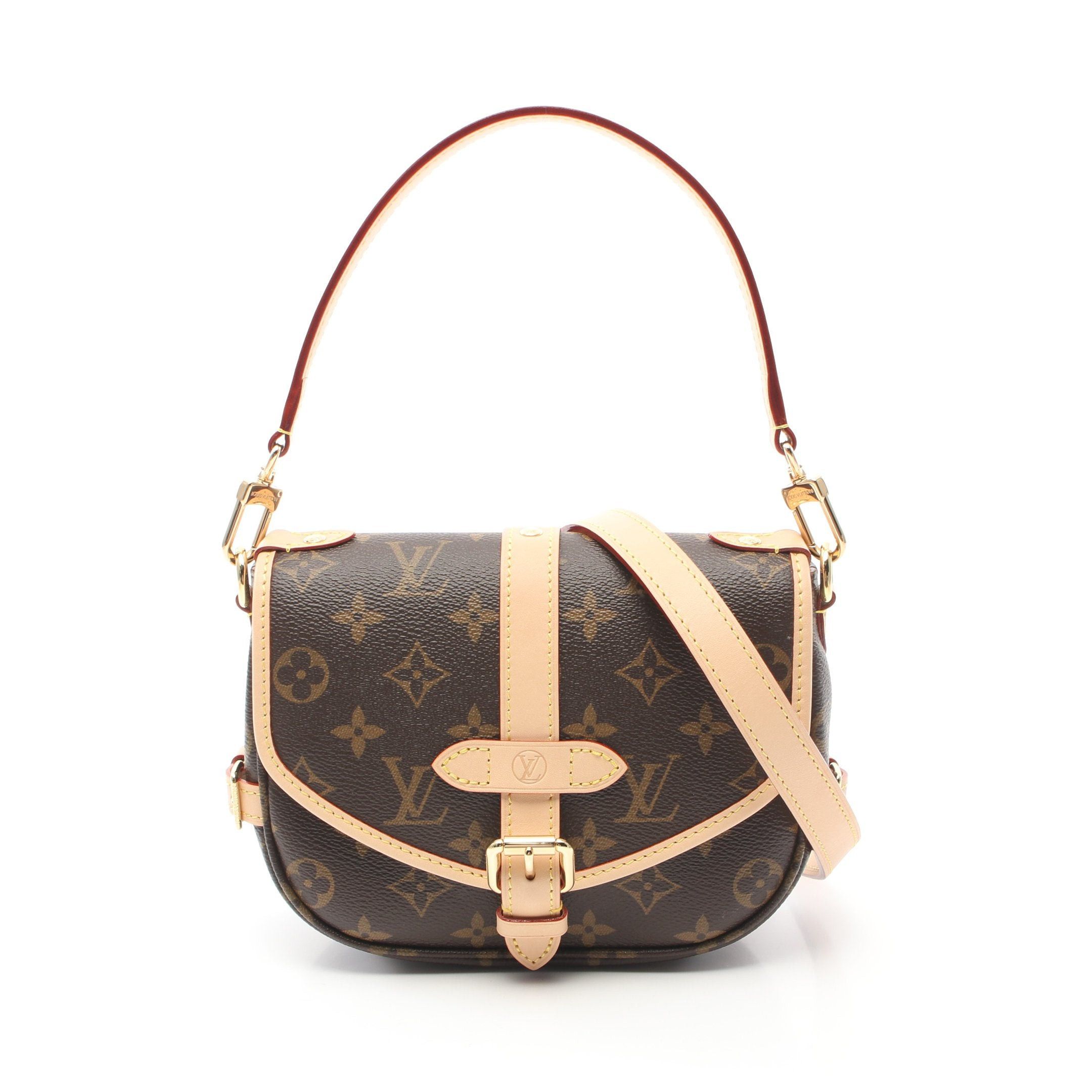 Louis Vuitton Louis Vuitton Saumur Bb Monogram Handbag Brown Size ONE SIZE - 1 Thumbnail