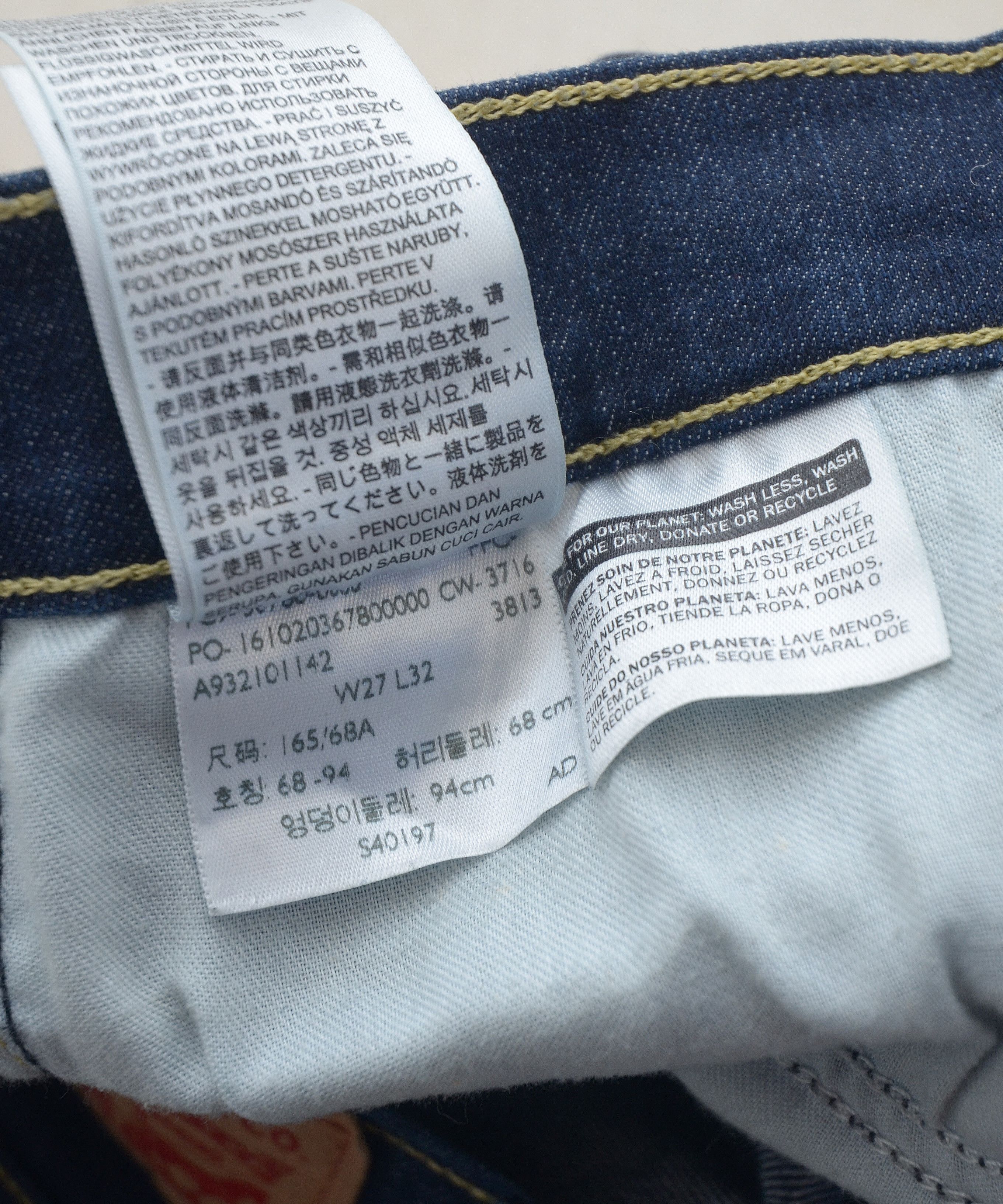 Levi's × Vintage Vintage Levis Jeans Dark Wash Denim W27 L32 Size 27" / US 4 / IT 40 - 12 Thumbnail