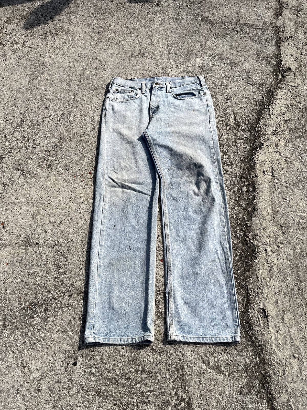 Carhartt Vintage Distressed Carharrt Jeans Size US 32 / EU 48 - 4 Thumbnail