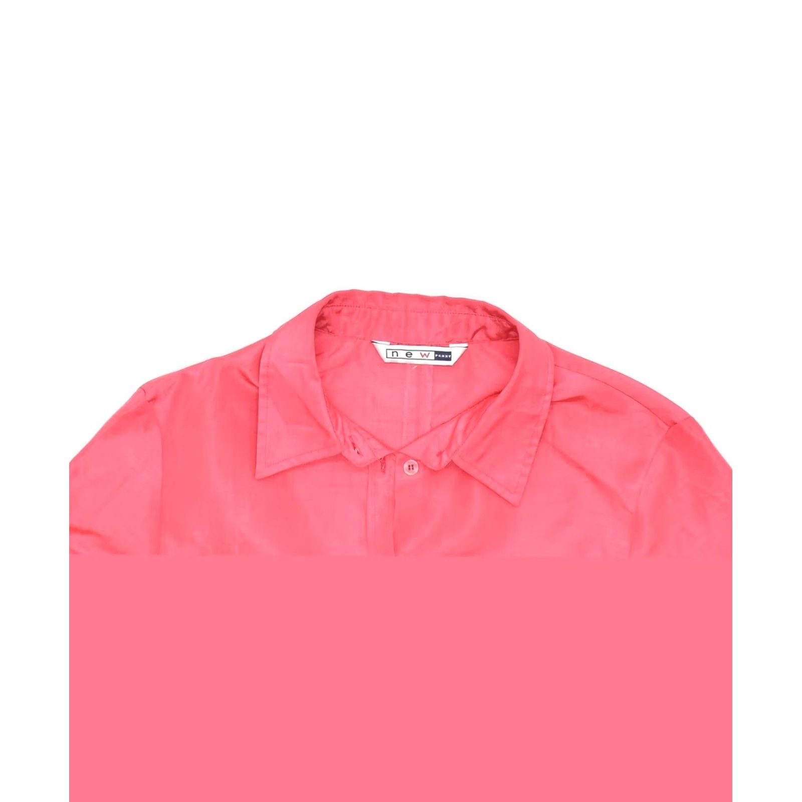 Penn VINTAGE NEW PENNY Womens Shirt Blouse Pink Medium 3/4 Sleeve Polyester UK 12 Size M / US 6-8 / IT 42-44 - 4 Thumbnail
