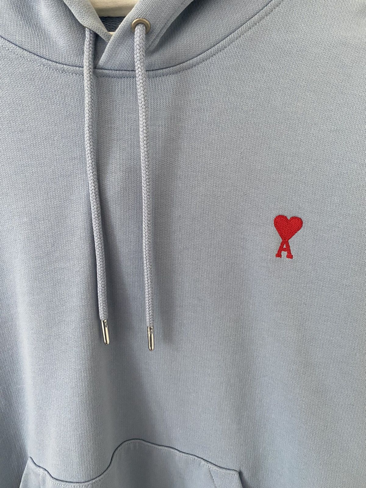 AMI Ami Paris Light Blue Hoodie Size US XL / EU 56 / 4 - 3 Thumbnail