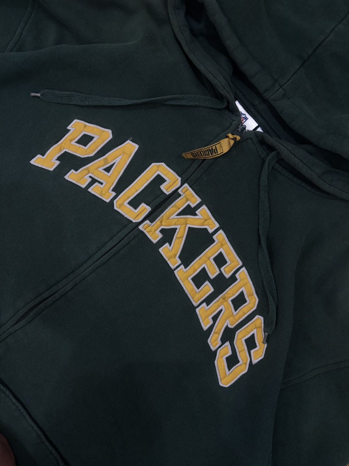NFL Vintage Green Bay Packers Full-Zip Hoodie - Forest Green Size US XXL / EU 58 / 5 - 4 Thumbnail