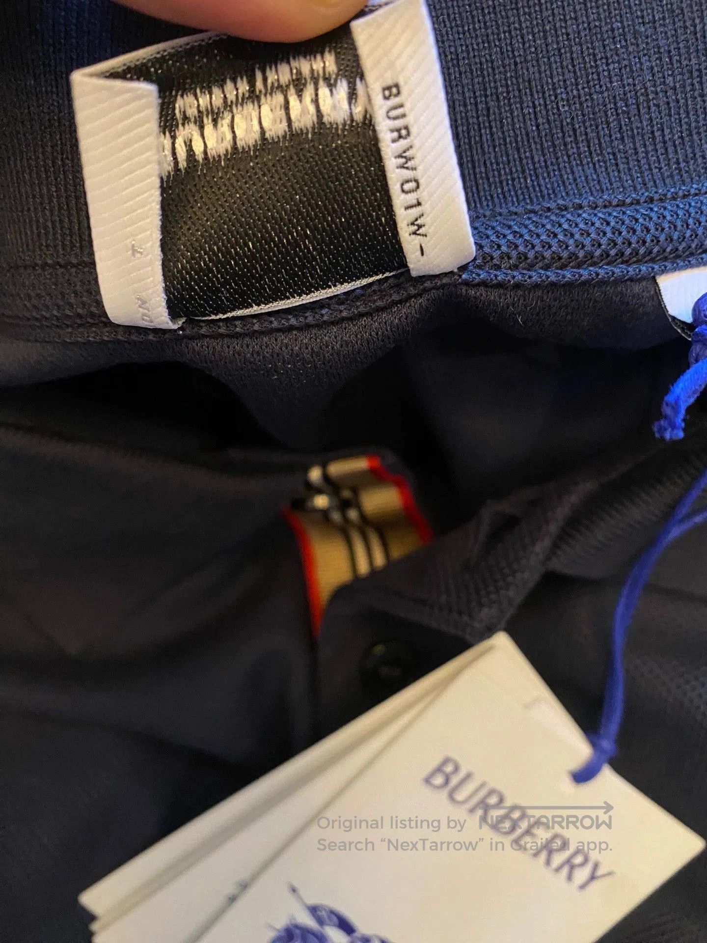 Burberry Blue Short Sleeve Polo Shirt . Size US L / EU 52-54 / 3 - 7 Thumbnail