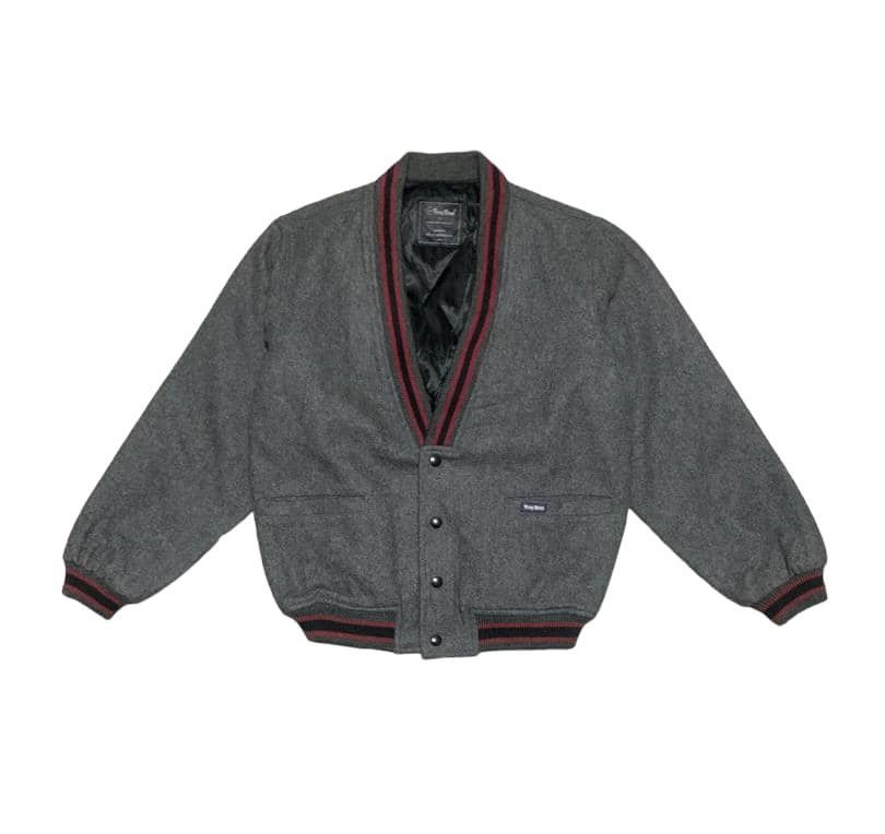 Japanese Brand Vintage Troy Bros Wool Jacket Cardigan Size US M / EU 48-50 / 2 - 1 Thumbnail