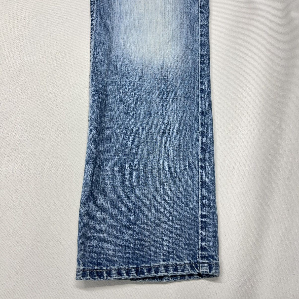 Levi's Levis 514 Jeans Straight Fit Regular Blue Faded Denim Size US 32 / EU 48 - 2 Thumbnail