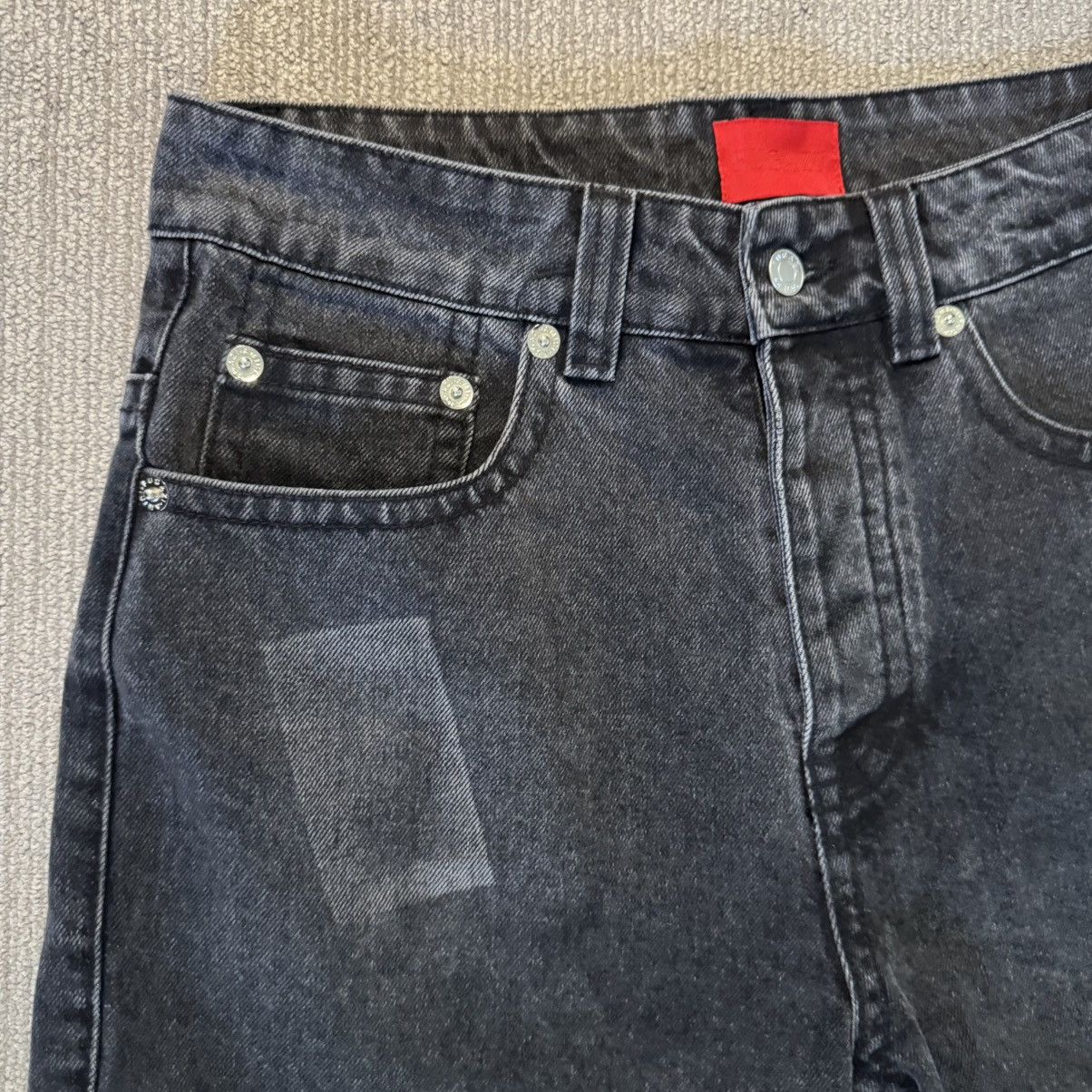 Fugazi FUGAZI Novelty denim shorts washed black brass knuckles Size US 30 / EU 46 - 8 Thumbnail