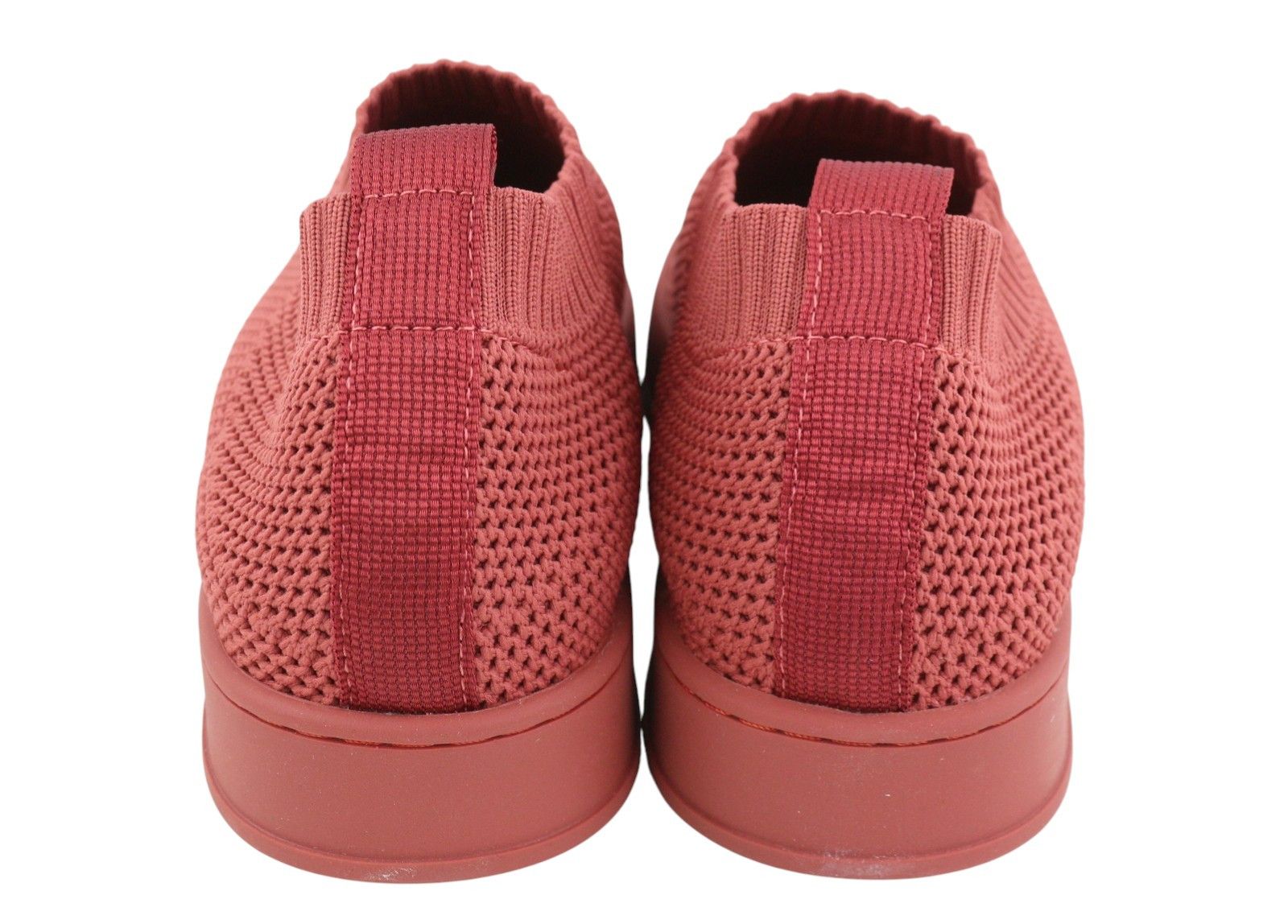MAX&Co. EU38 Brick Red Textured Slip Square Sole Toe 88724 Size US 7 / IT 37 - 7 Thumbnail
