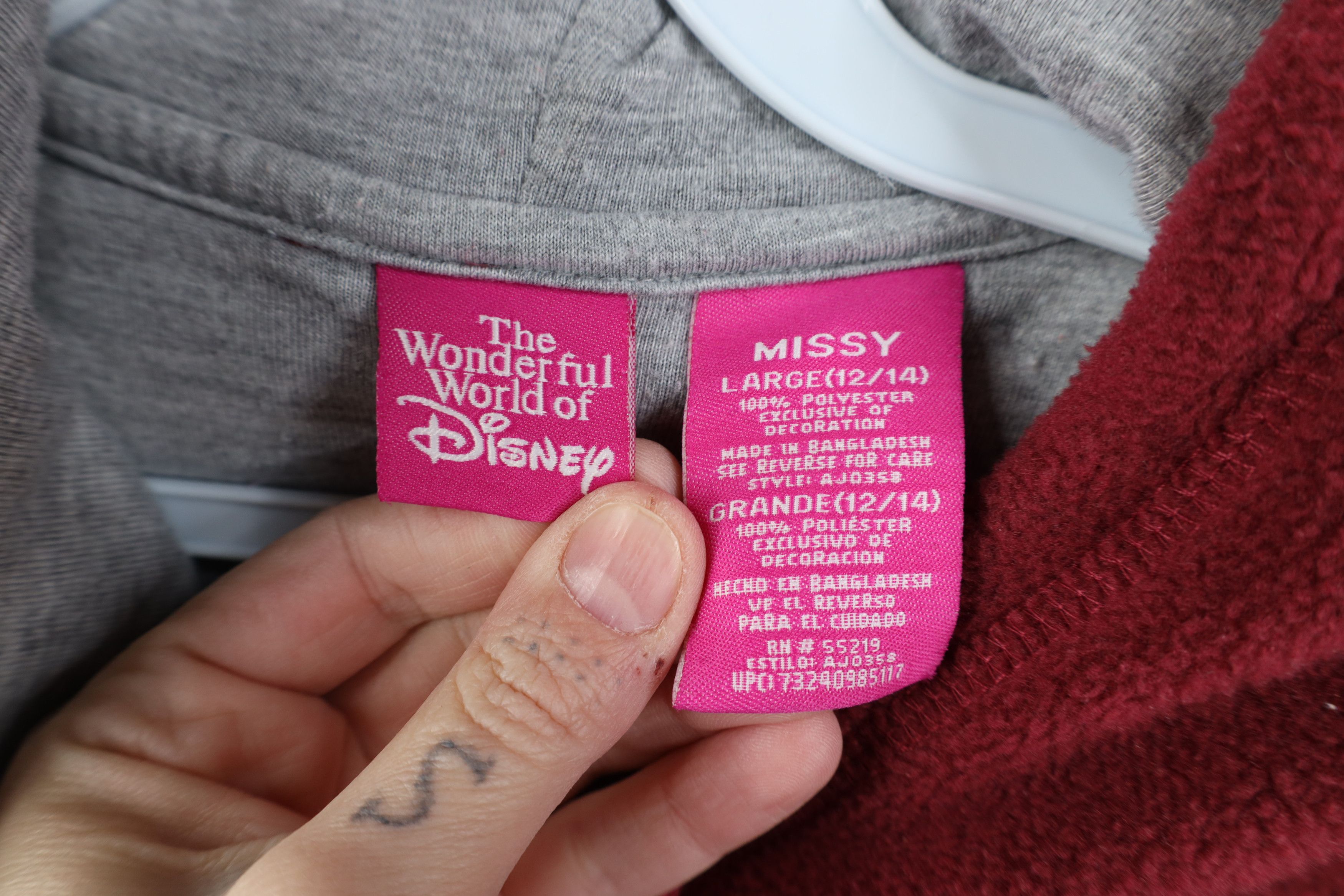 Disney Vintage 90s Disney Winnie the Pooh Tigger Fleece Cape Hoodie Size L / US 10 / IT 46 - 10 Thumbnail