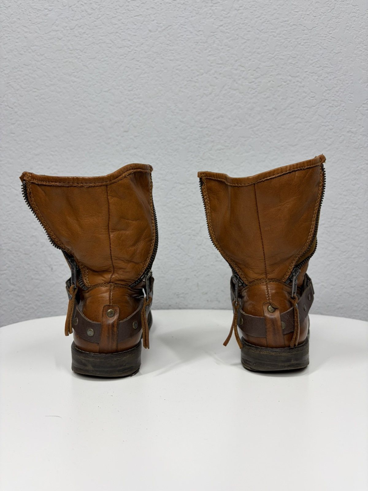 A.S.98 Vintage AS98 Buckle Biker Boots Rick Owens Style Airstep Size US 7 / IT 37 - 8 Thumbnail