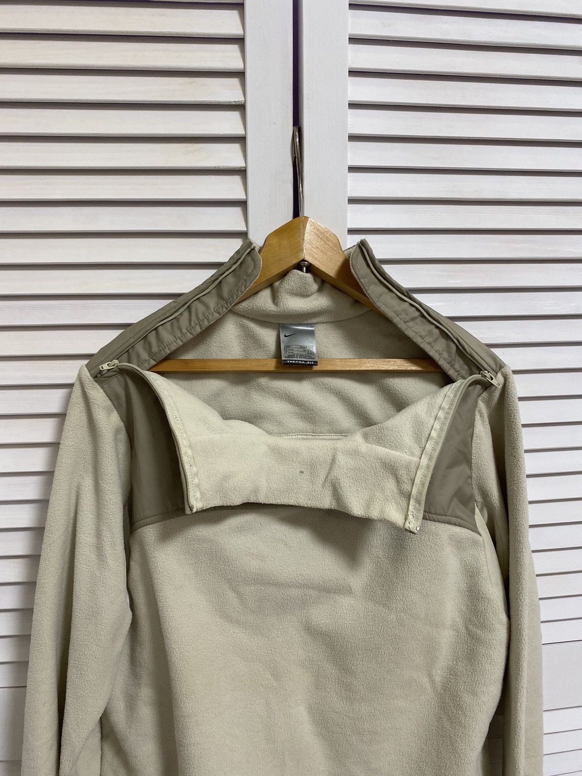 Nike × Vintage Vintage Sweater Zip 1/3 Swoosh FLEECE SHERPA STYLE 🔥😍🔥 Size US S / EU 44-46 / 1 - 7 Thumbnail
