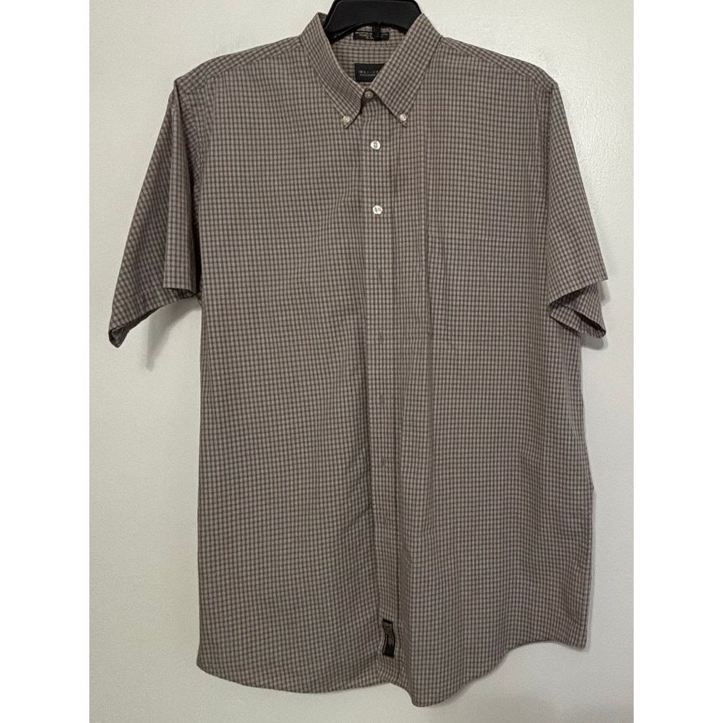 Other Menswear Alexander Lloyd Brown Plaid Button Shirt 17.5 Tall Size US XL / EU 56 / 4 - 3 Thumbnail
