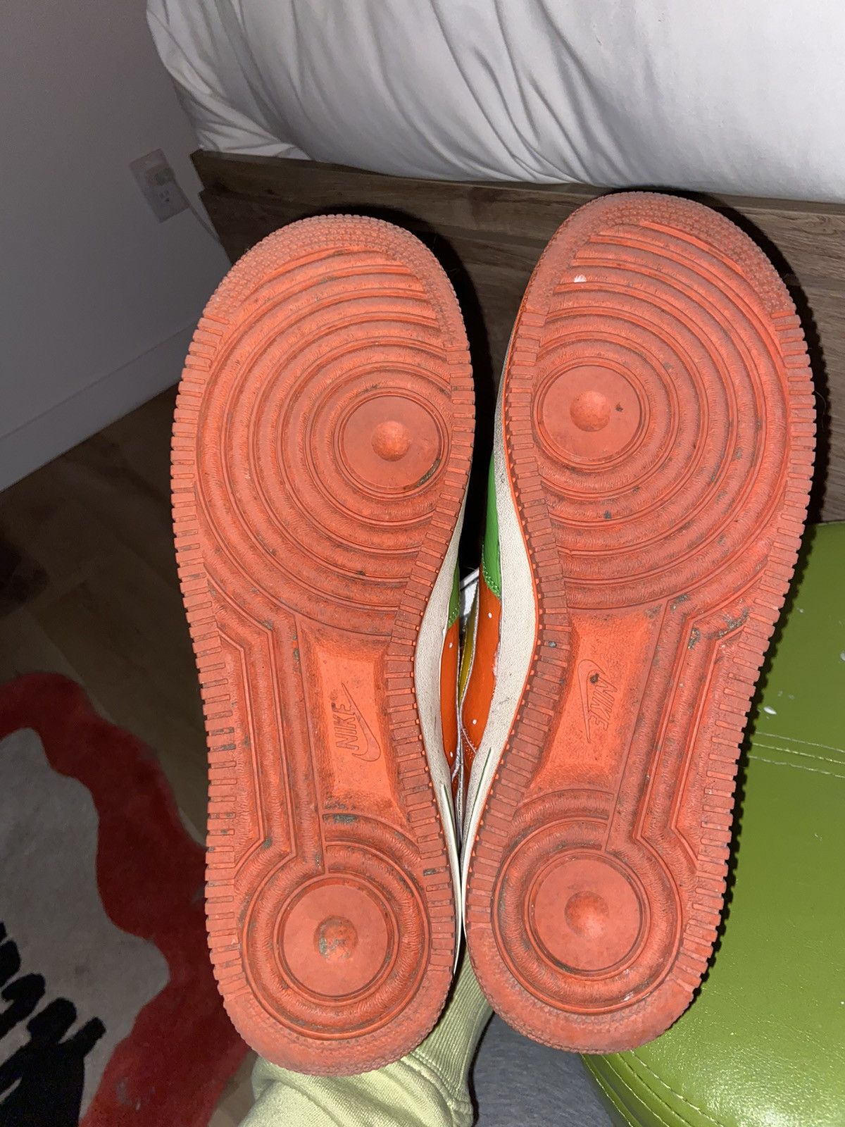 Nike Nike af1 Citrus 2006 Size US 10.5 / EU 43-44 - 10 Thumbnail