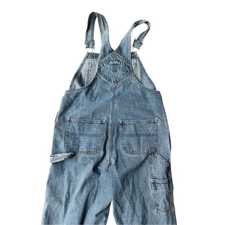 Gap Vintage Y2K Year 2000 GAP Light Blue Denim Overalls Size 27" / US 4 / IT 40 - 6 Thumbnail