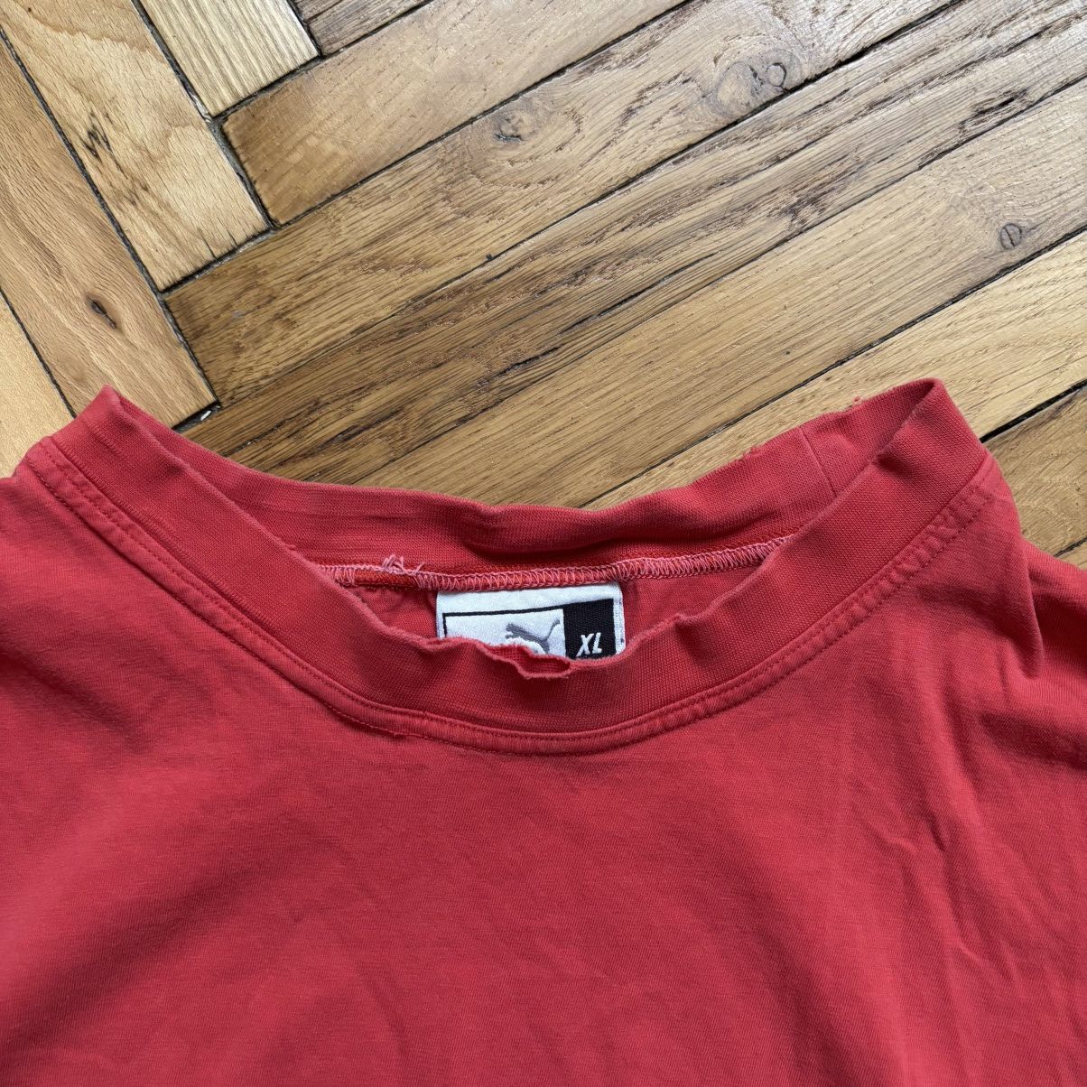 Puma × Vintage Vintage 90’s Faded And Distressed Puma Boxy T-Shirt Size US XL / EU 56 / 4 - 5 Thumbnail