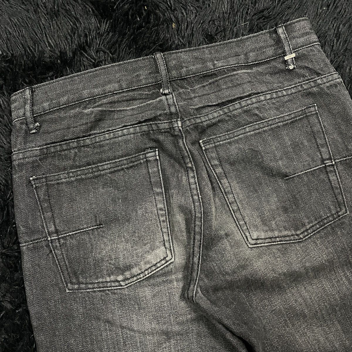 Dior × Hedi Slimane Dior Homme by Hedi Slimane Black Clawmark Style Jeans Size US 28 / EU 44 - 4 Thumbnail