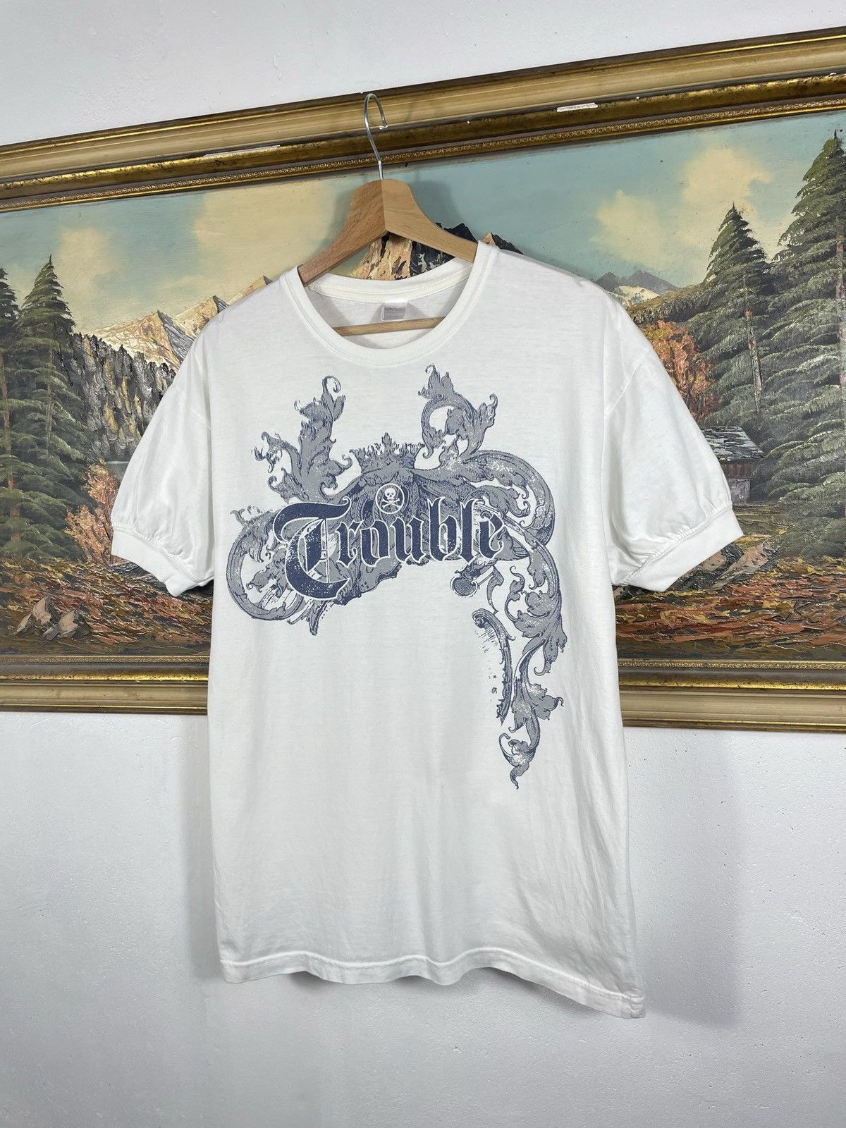 Affliction Red vintage retro y2k 00s tees t shirt big graphic print Size US M / EU 48-50 / 2 - 4 Thumbnail
